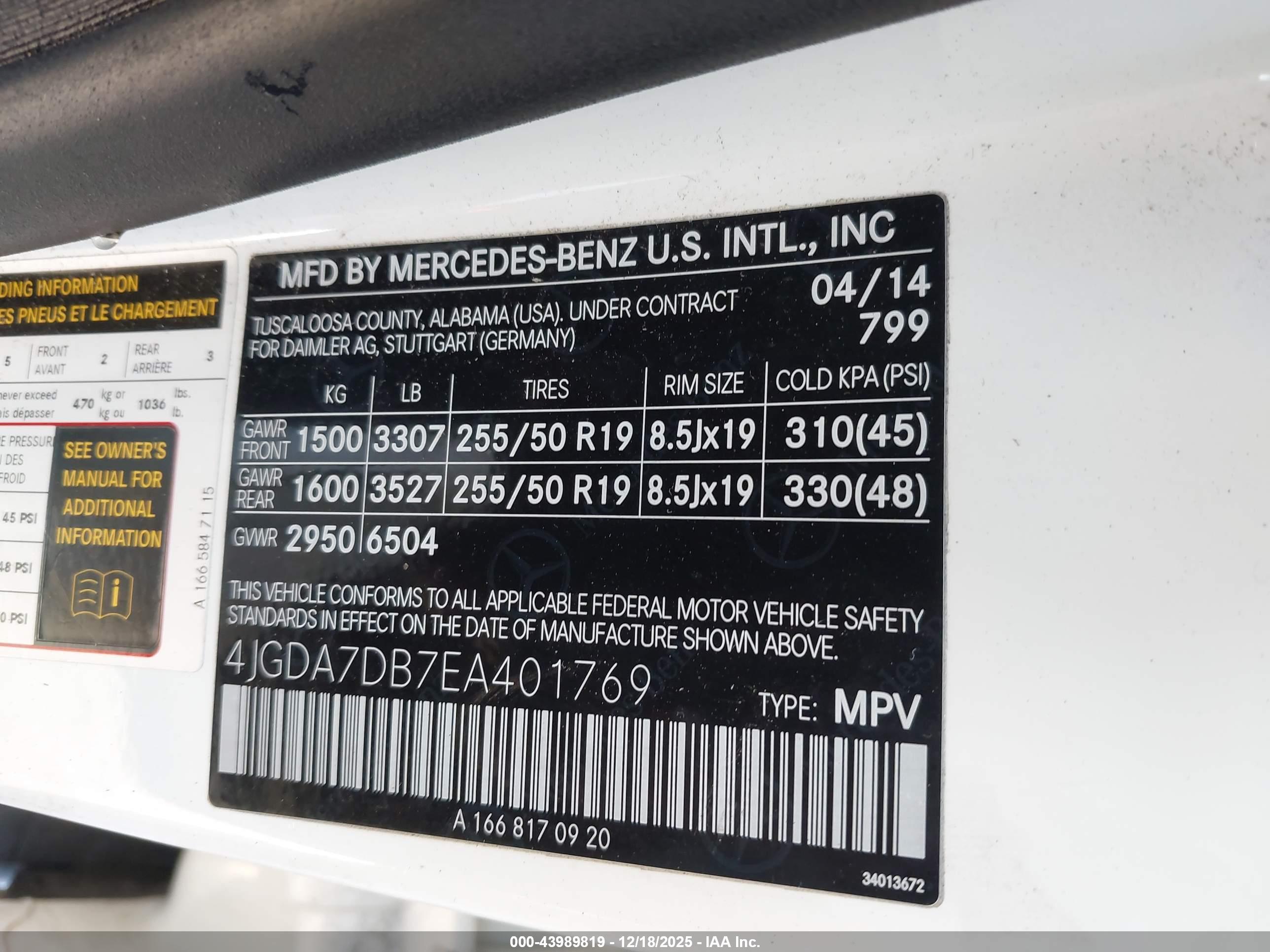 MERCEDES-BENZ ML image 9