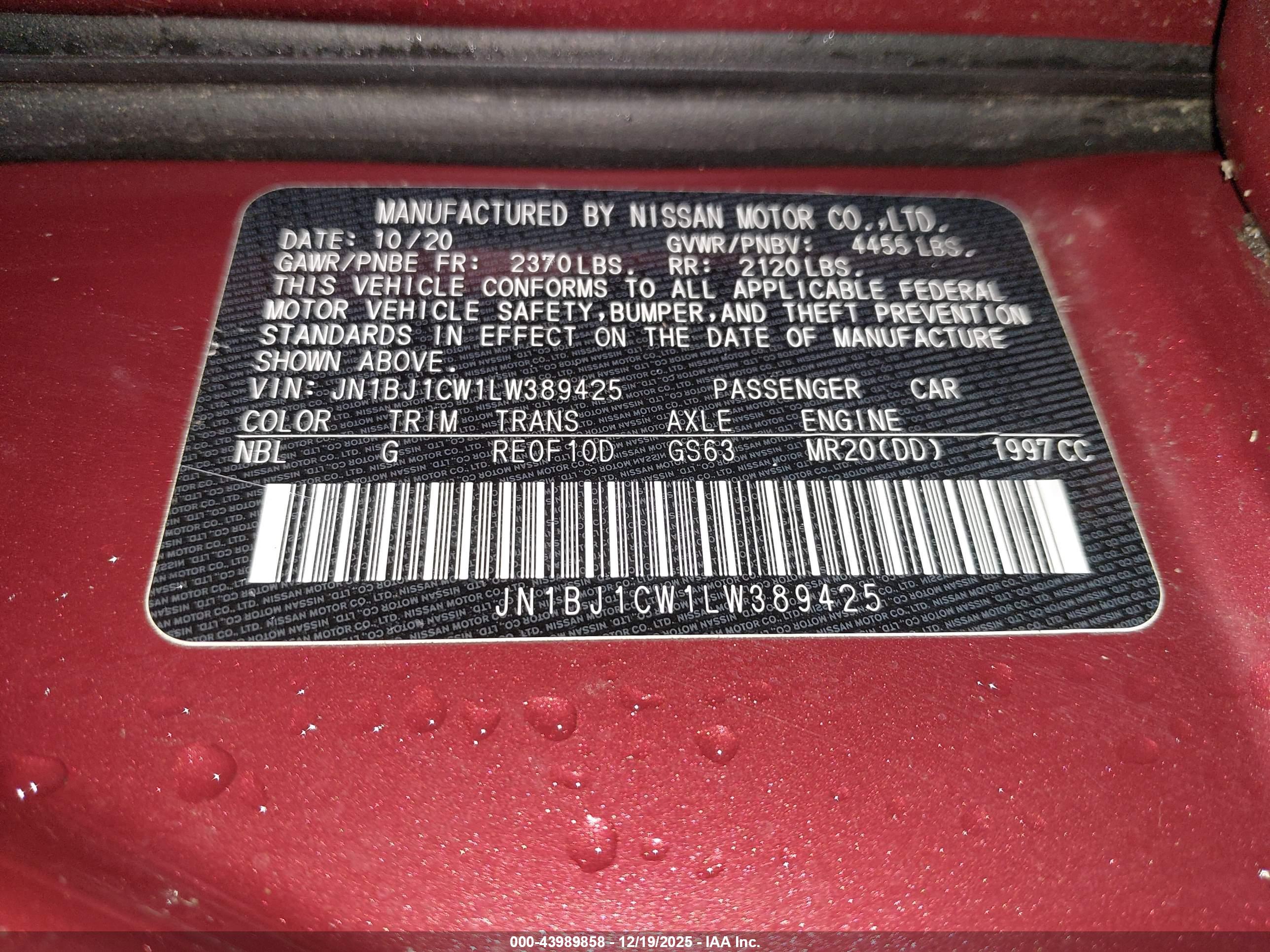 NISSAN ROGUE image 9
