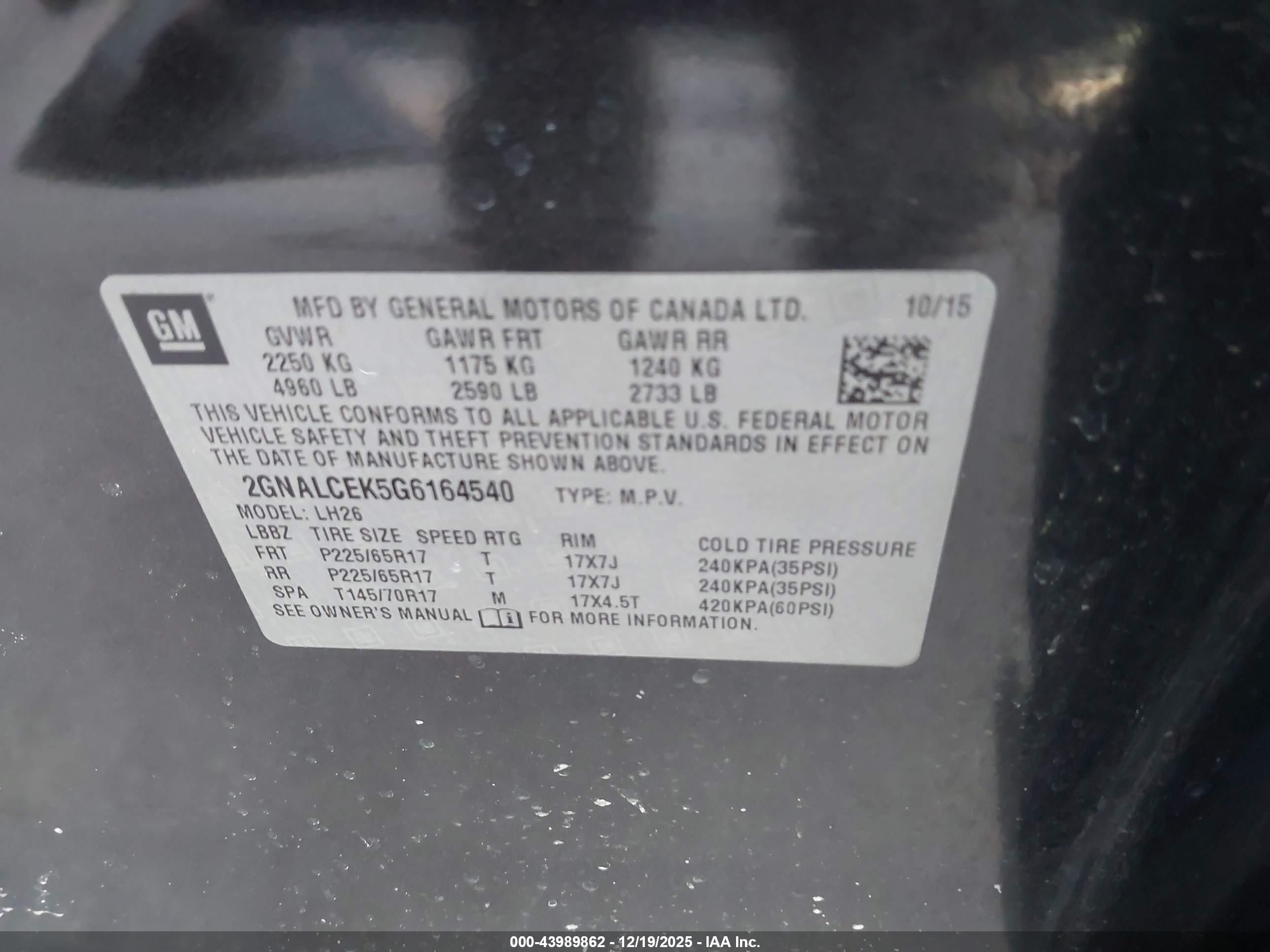 CHEVROLET EQUINOX image 9