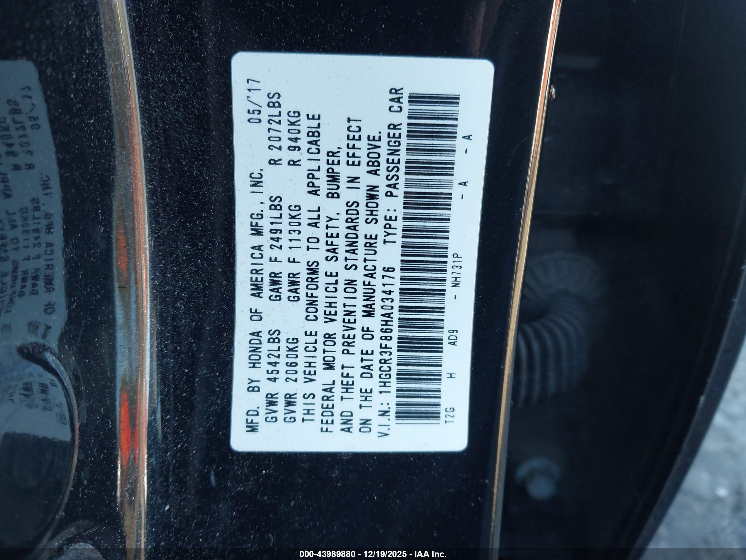 HONDA ACCORD image 9