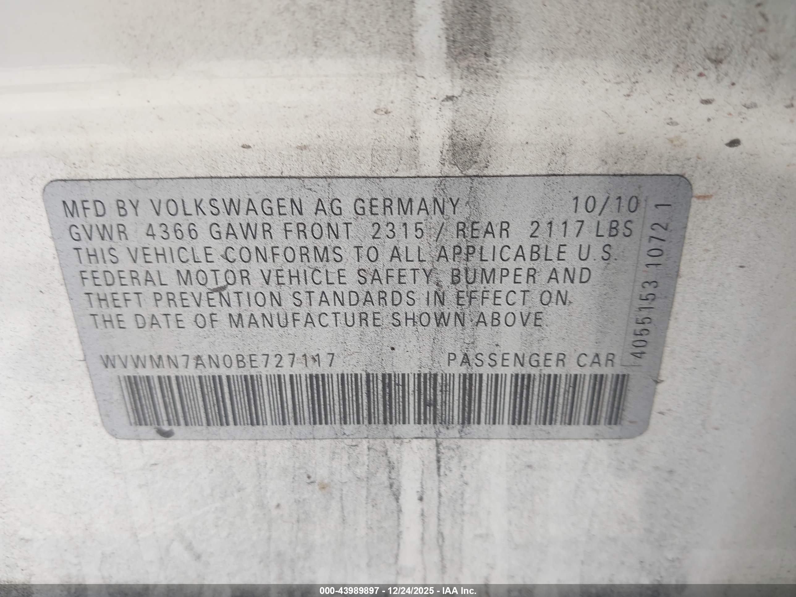 VOLKSWAGEN CC image 9