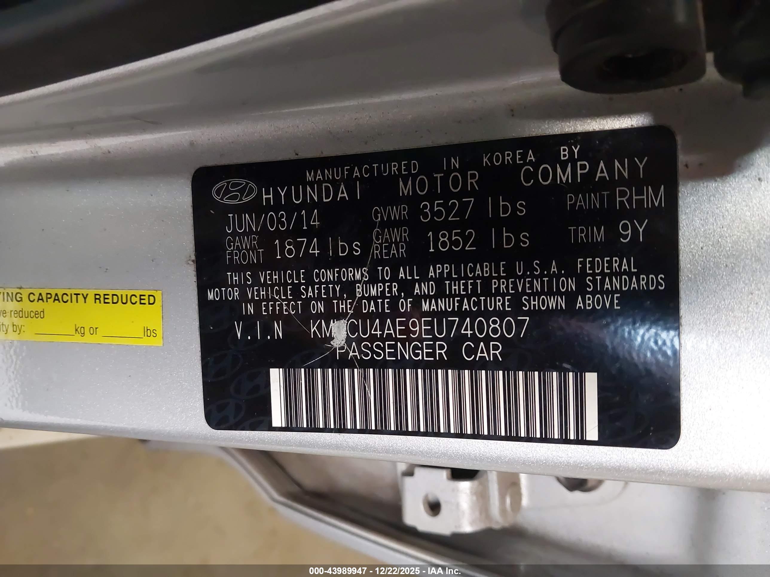 HYUNDAI ACCENT image 9