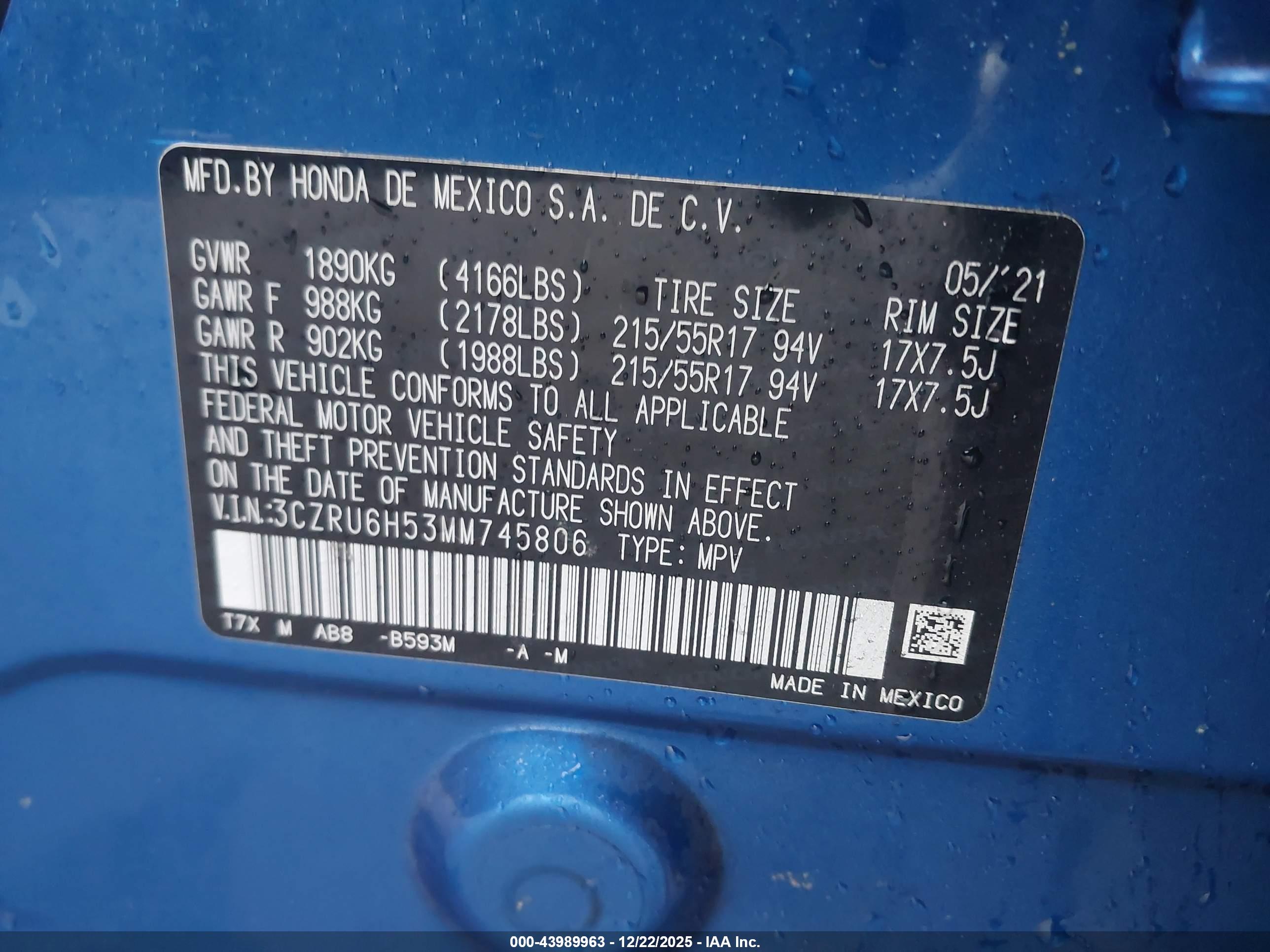 HONDA HR-V image 9
