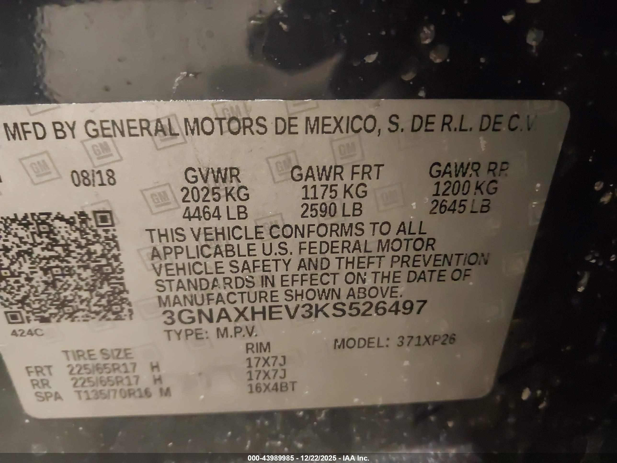 CHEVROLET EQUINOX image 9