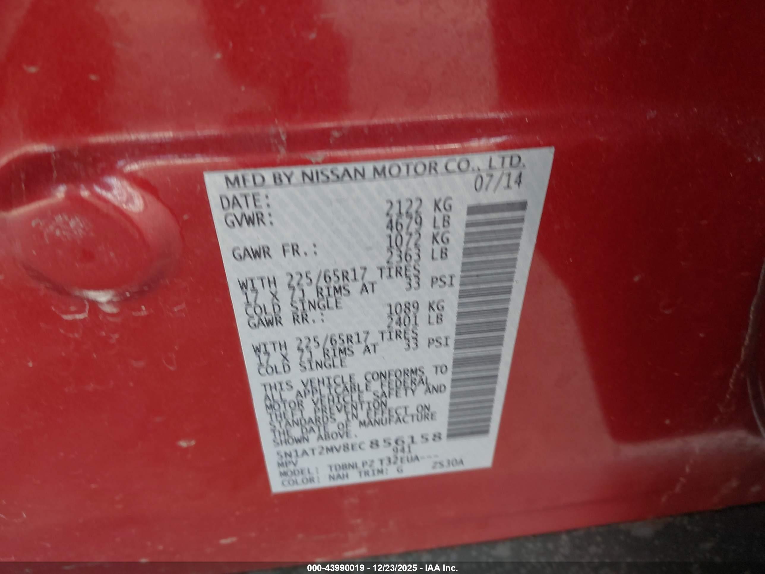 NISSAN ROGUE image 9