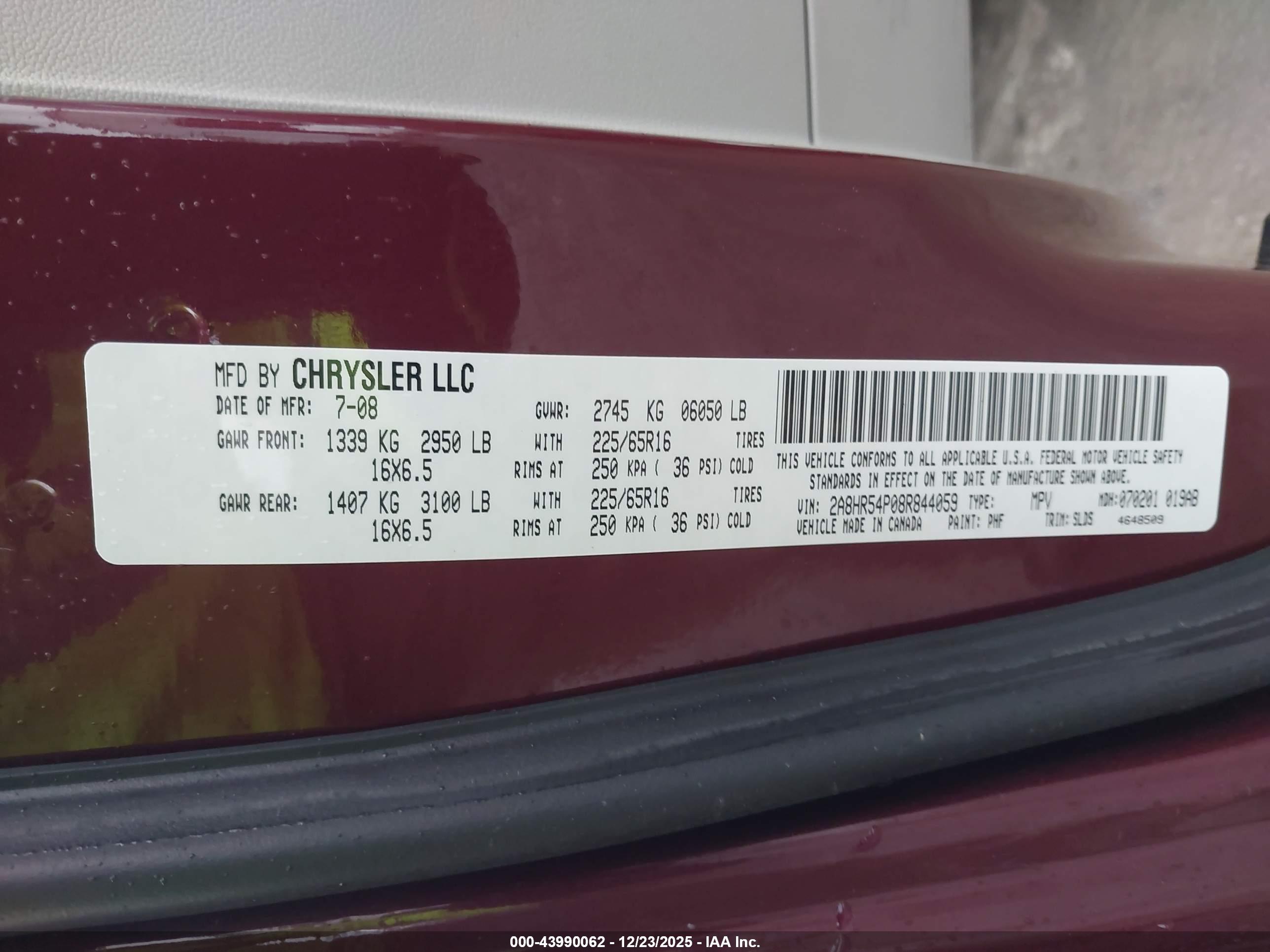 CHRYSLER TOWN image 9