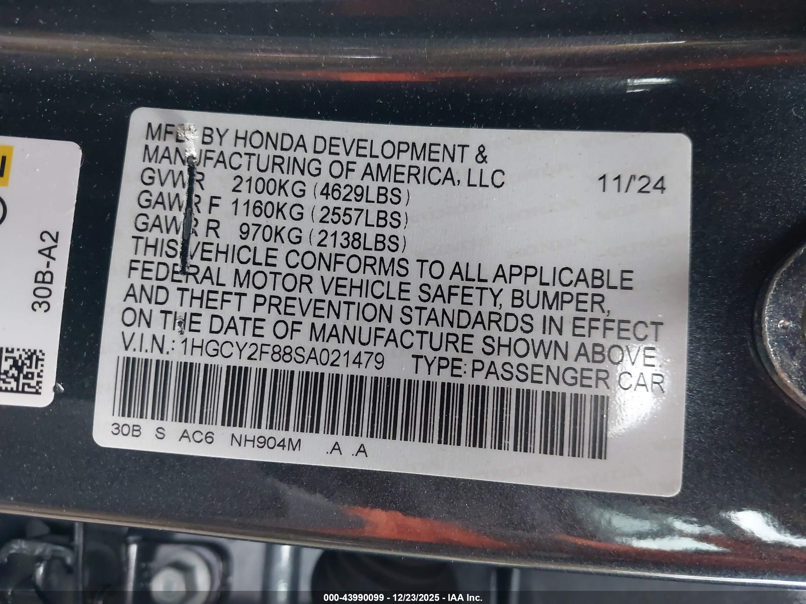HONDA ACCORD image 9