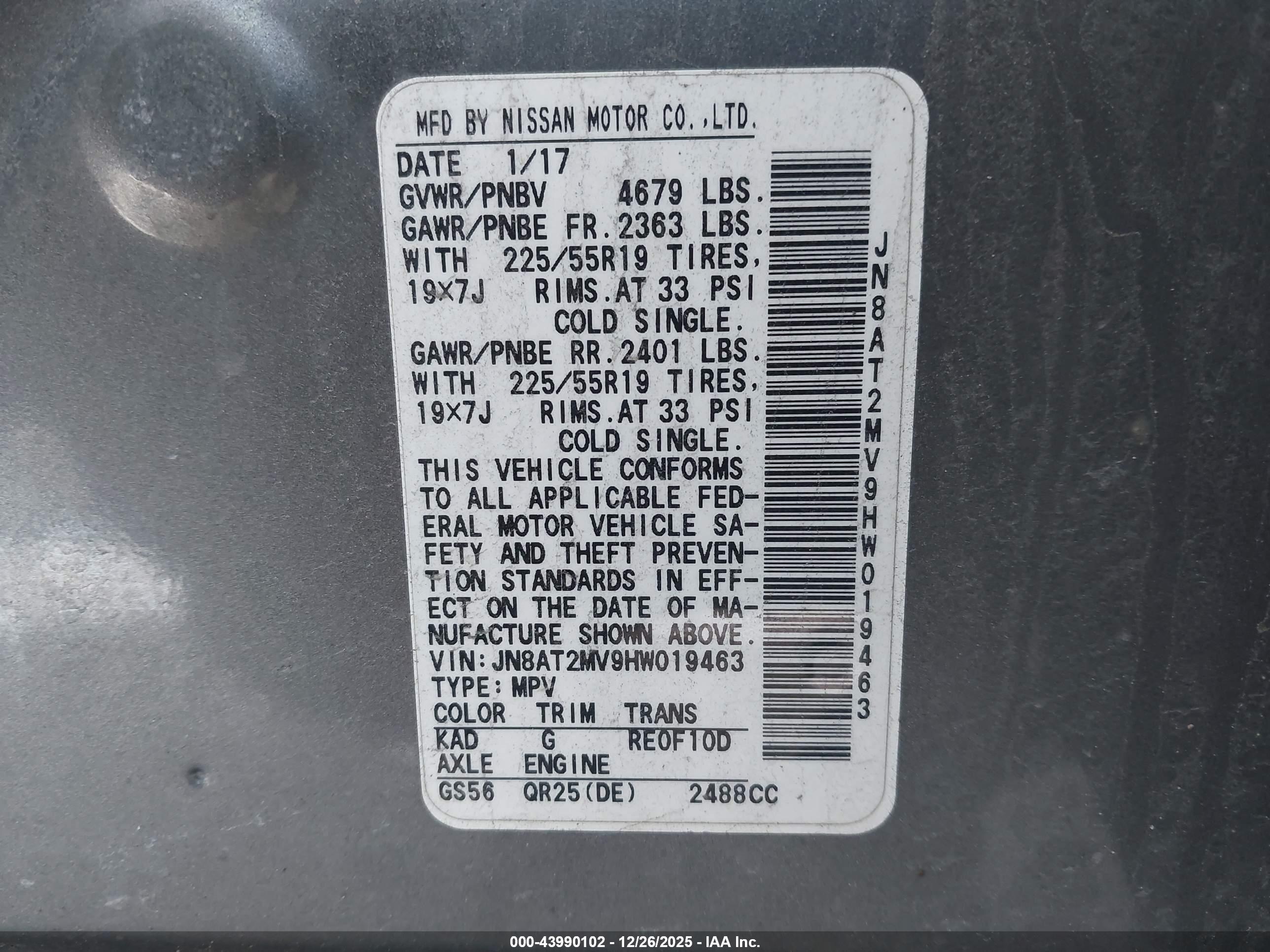 NISSAN ROGUE image 9