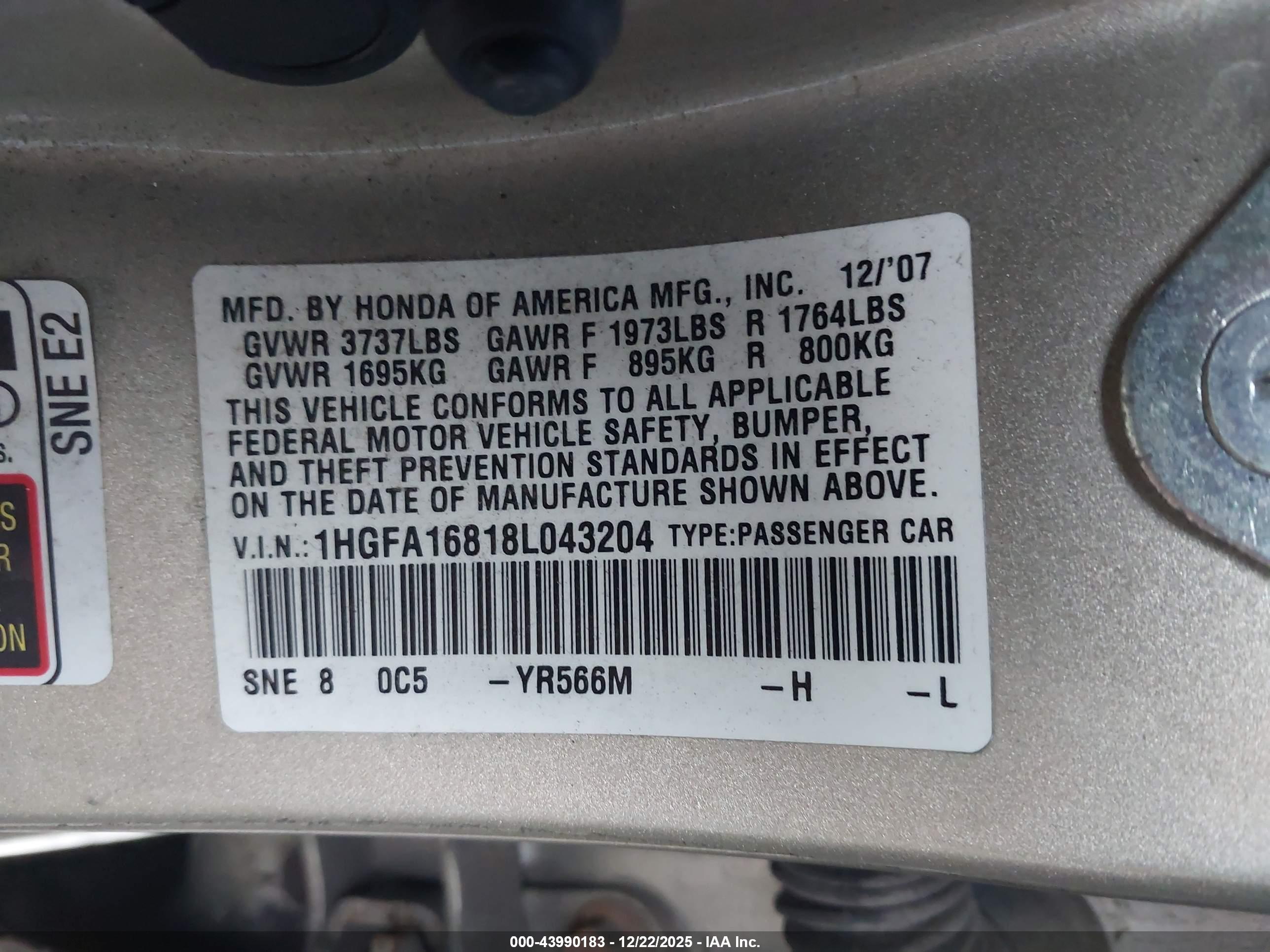 HONDA CIVIC image 9
