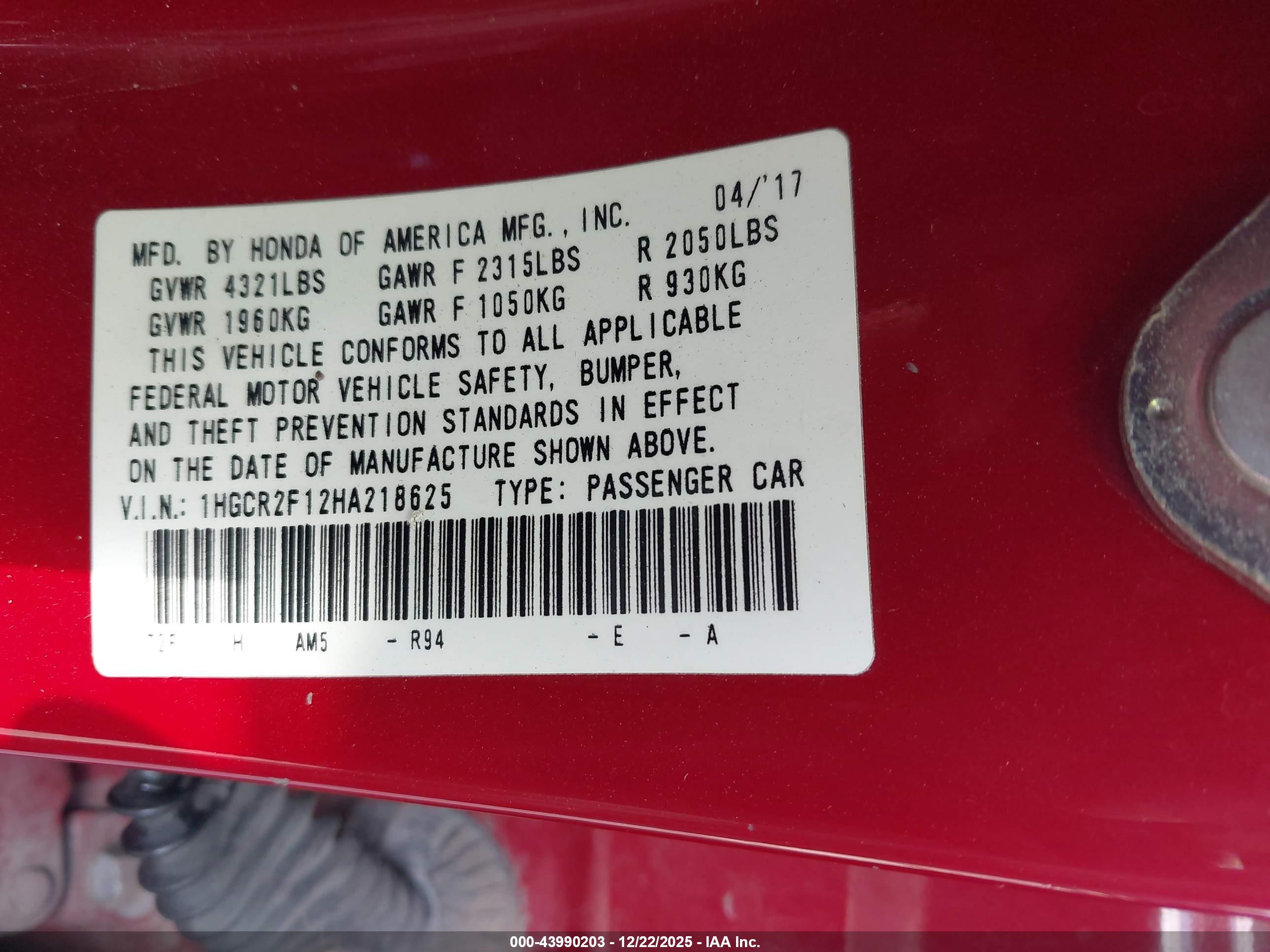 HONDA ACCORD image 9