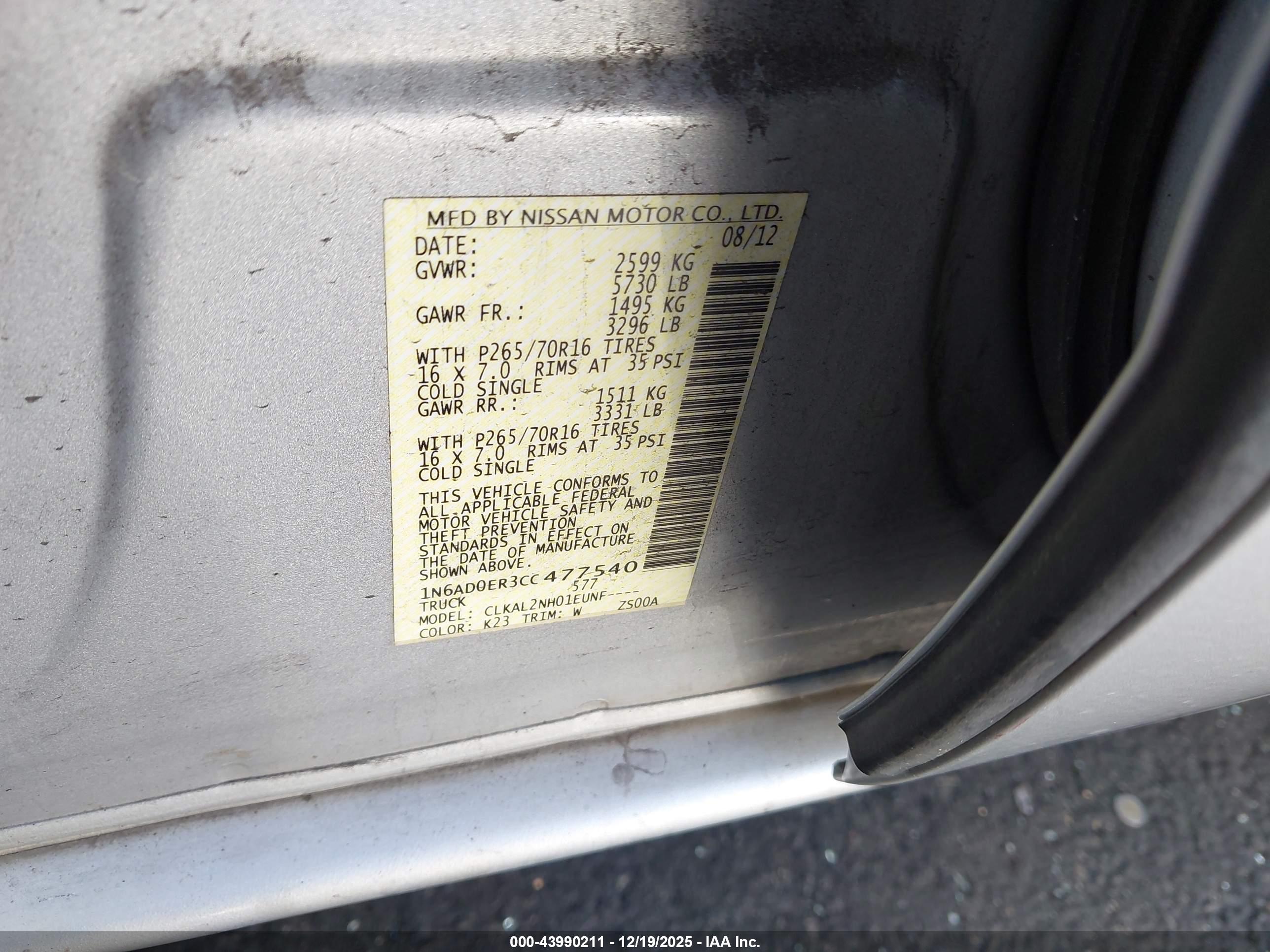 NISSAN FRONTIER image 9
