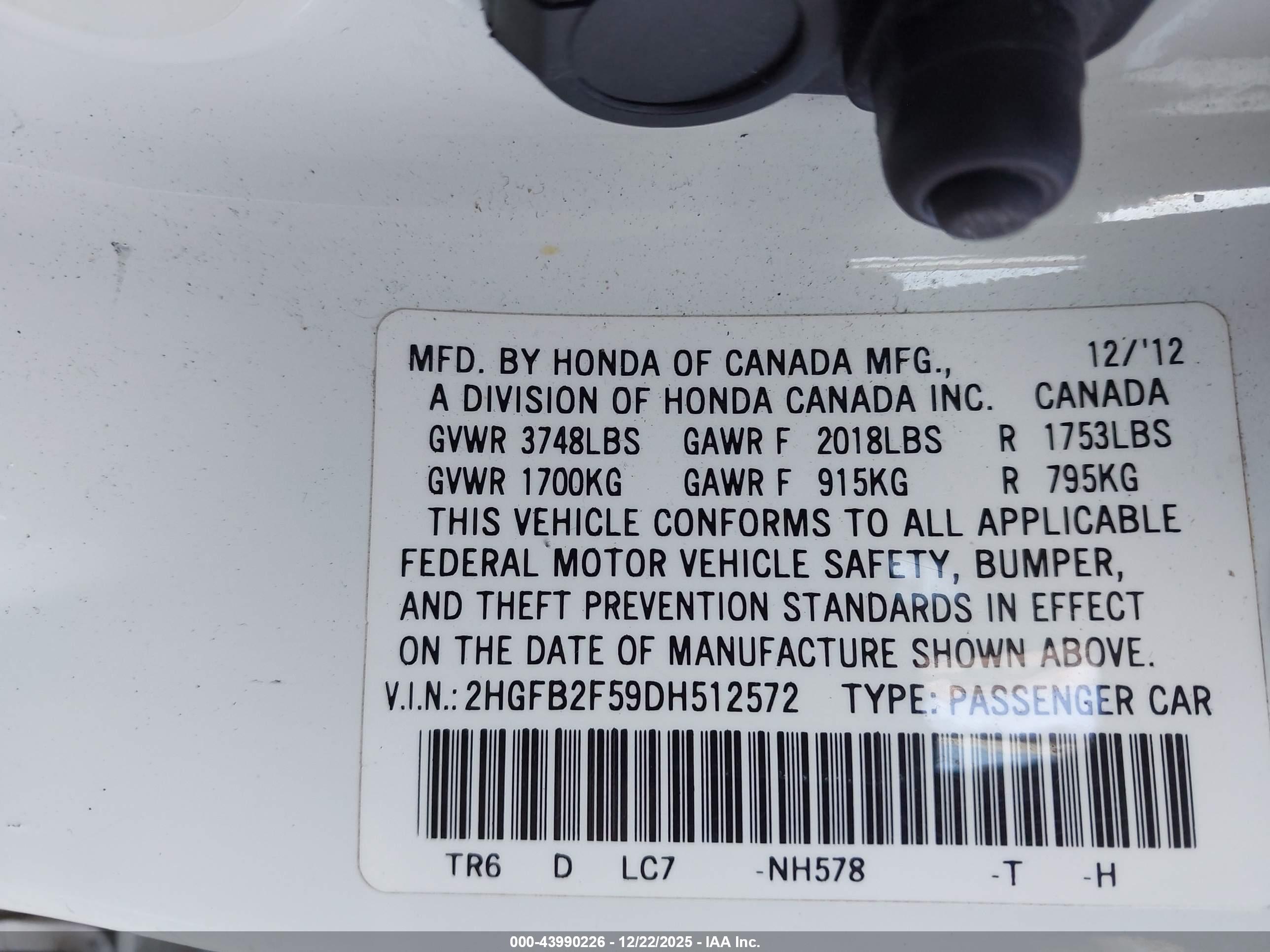 HONDA CIVIC image 9