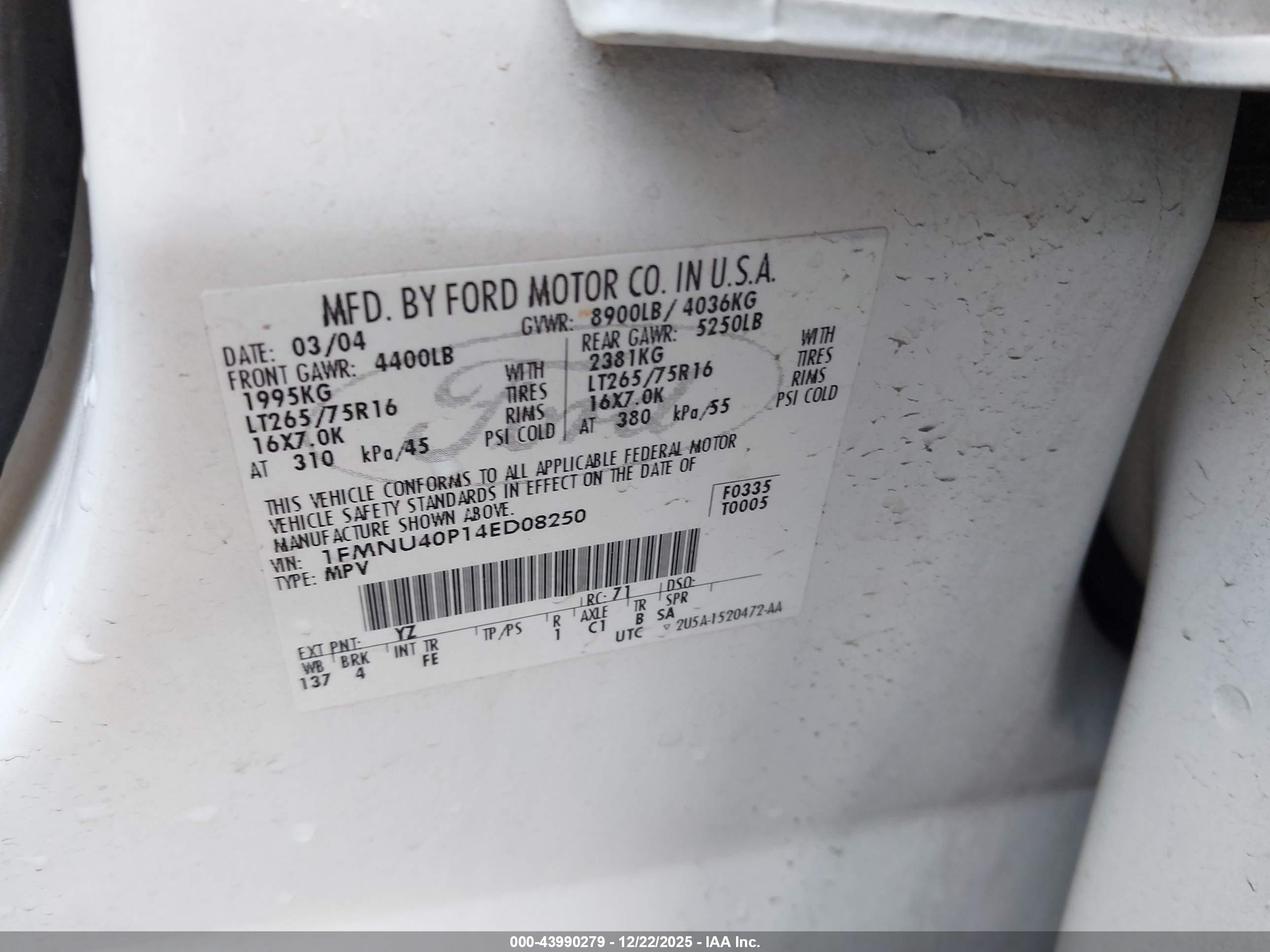 FORD EXCURSION image 9