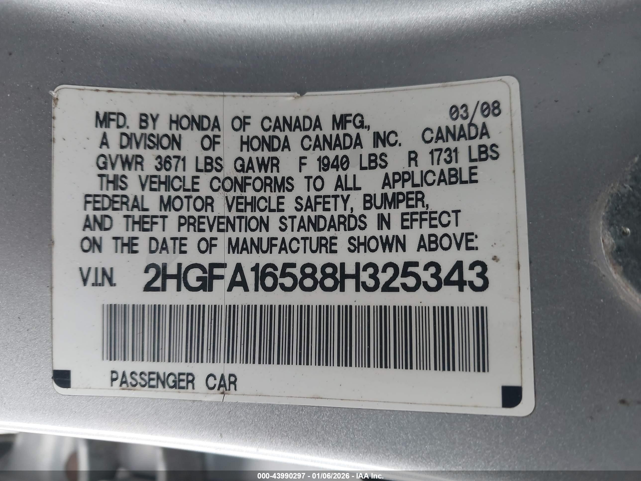 HONDA CIVIC image 9