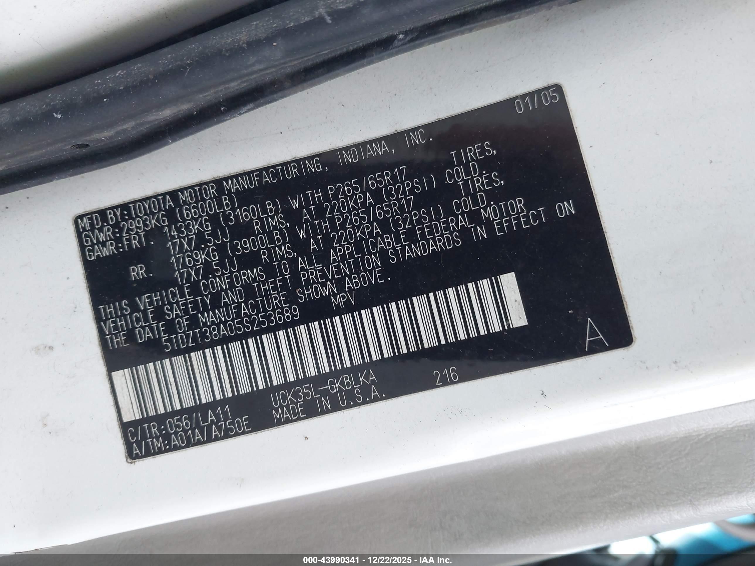 TOYOTA SEQUOIA image 9