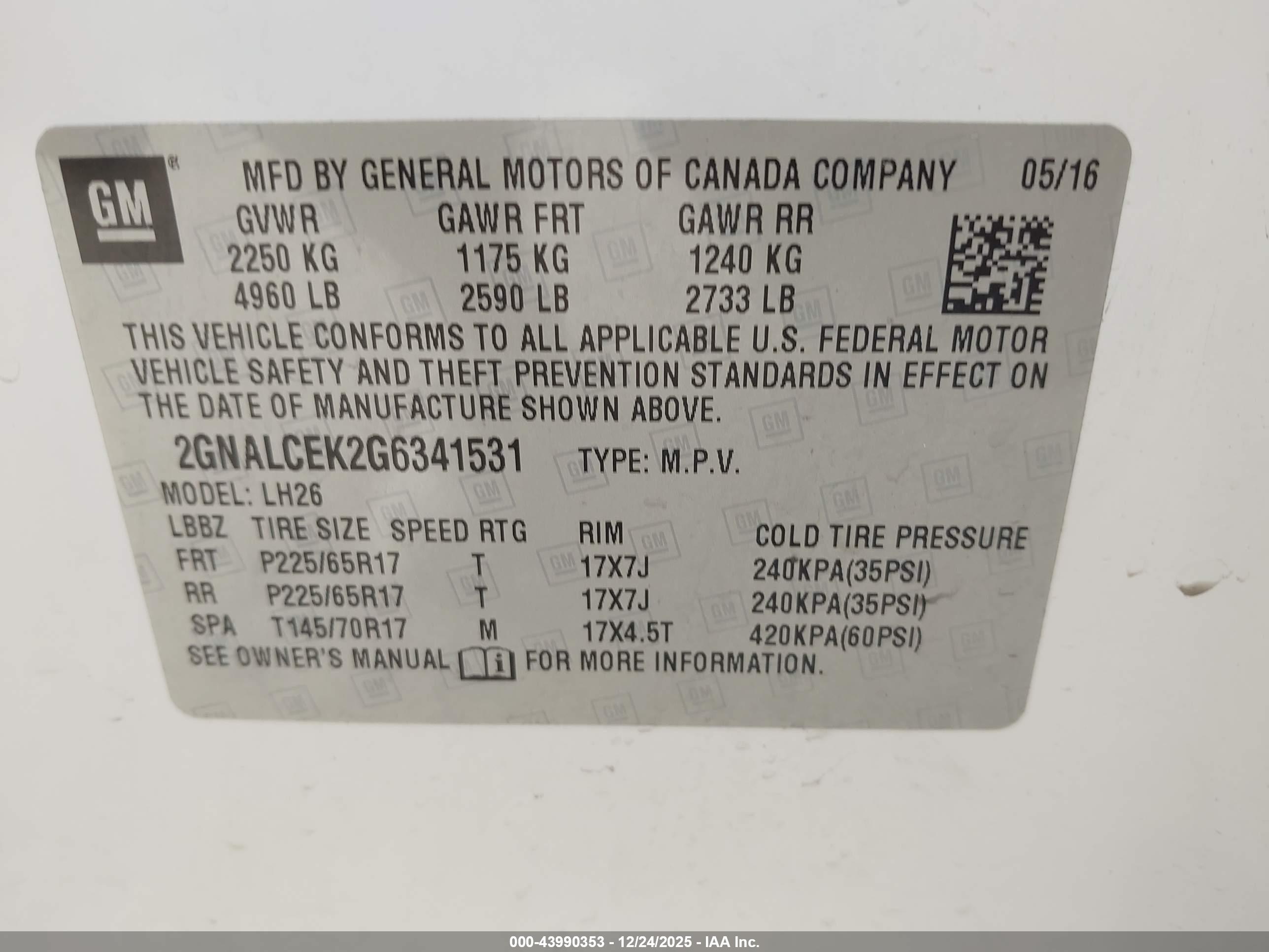 CHEVROLET EQUINOX image 9