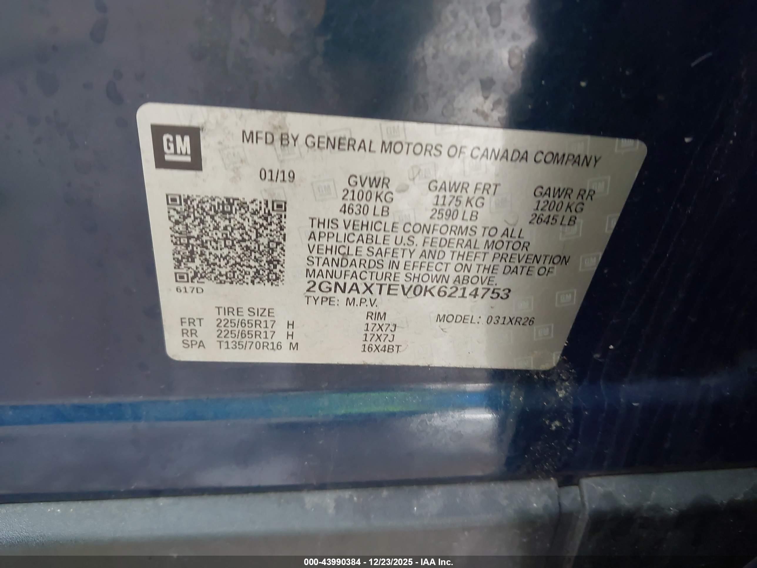 CHEVROLET EQUINOX image 9