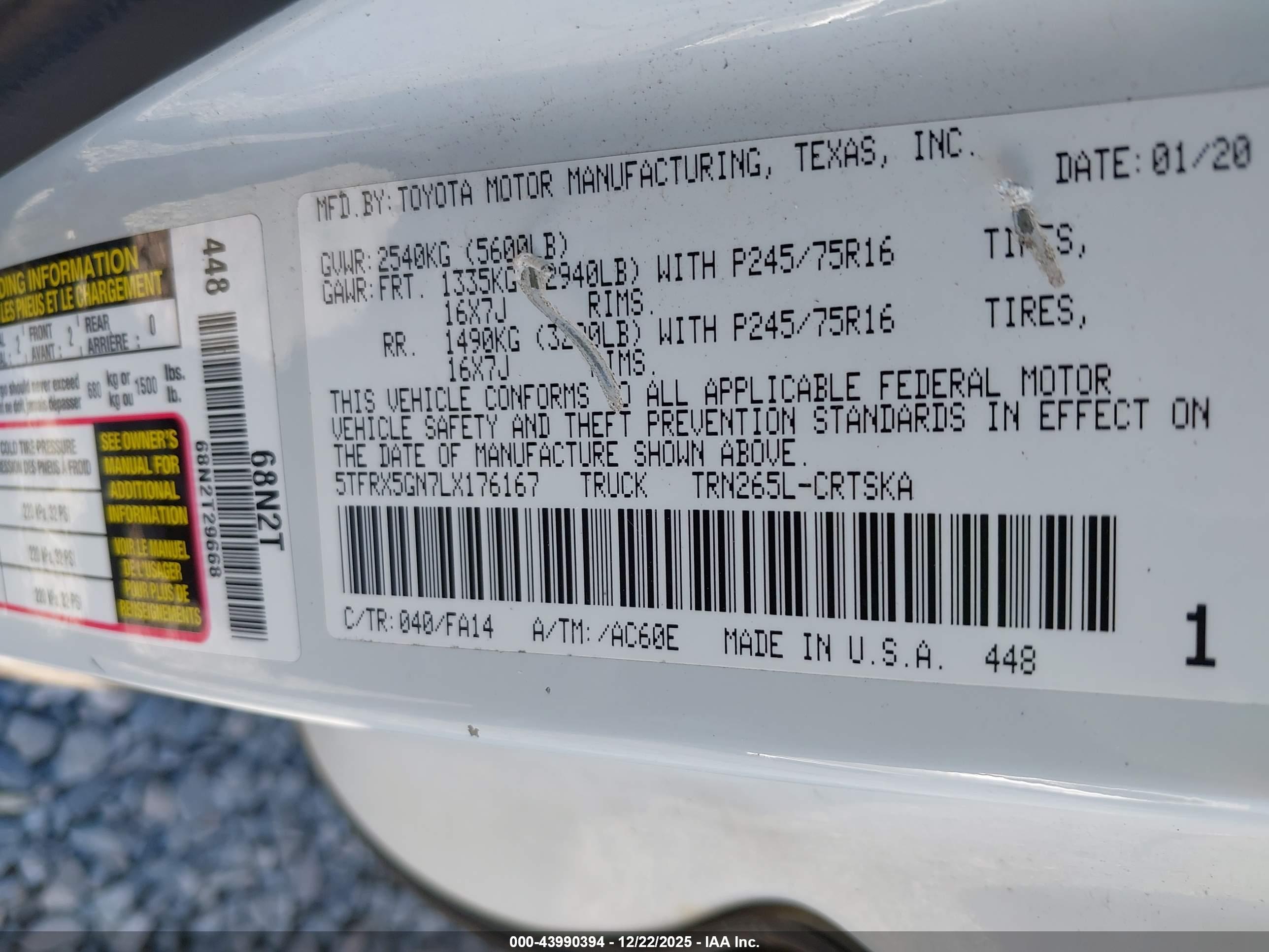 TOYOTA TACOMA image 9