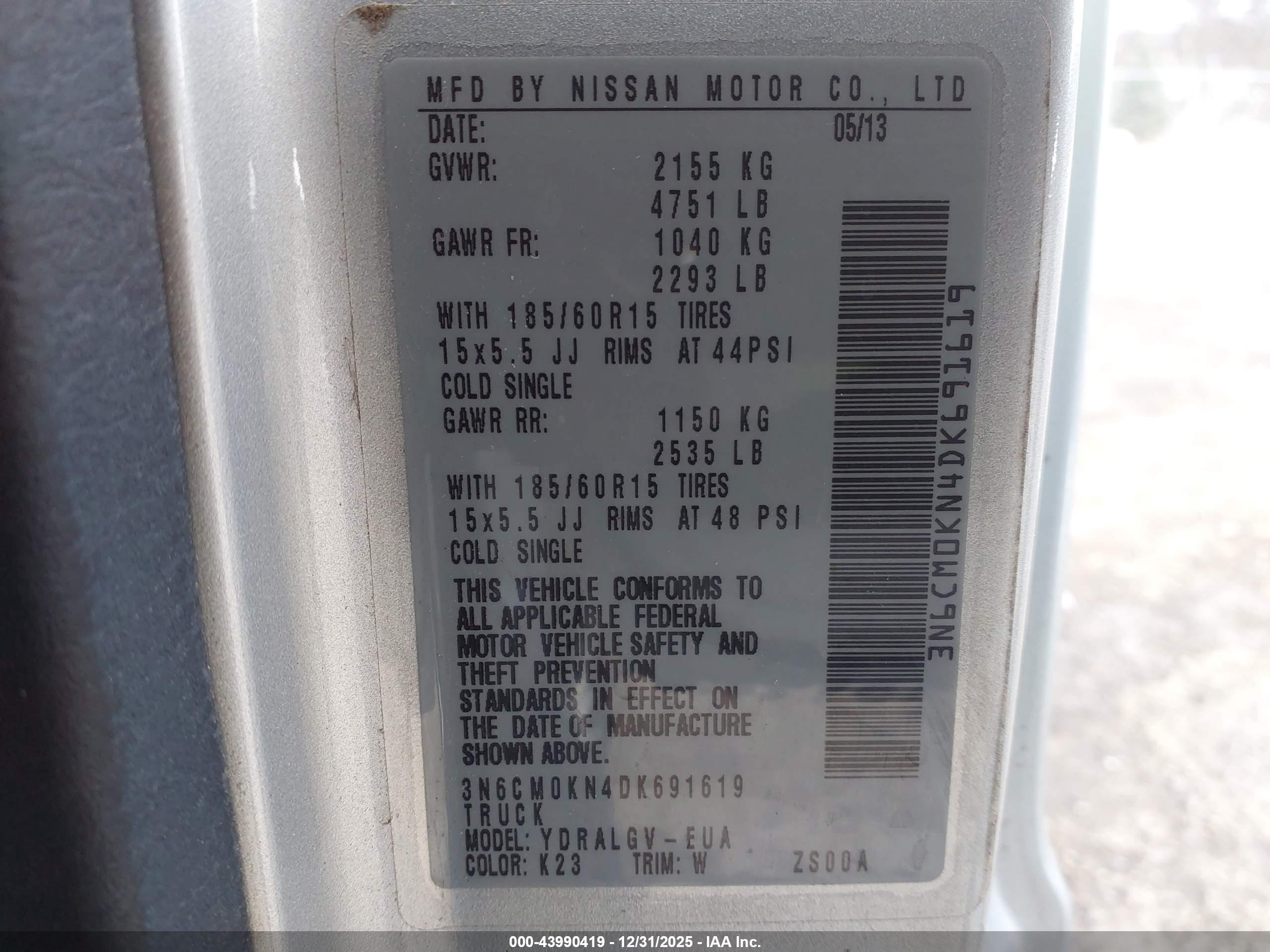 NISSAN NV200 image 9