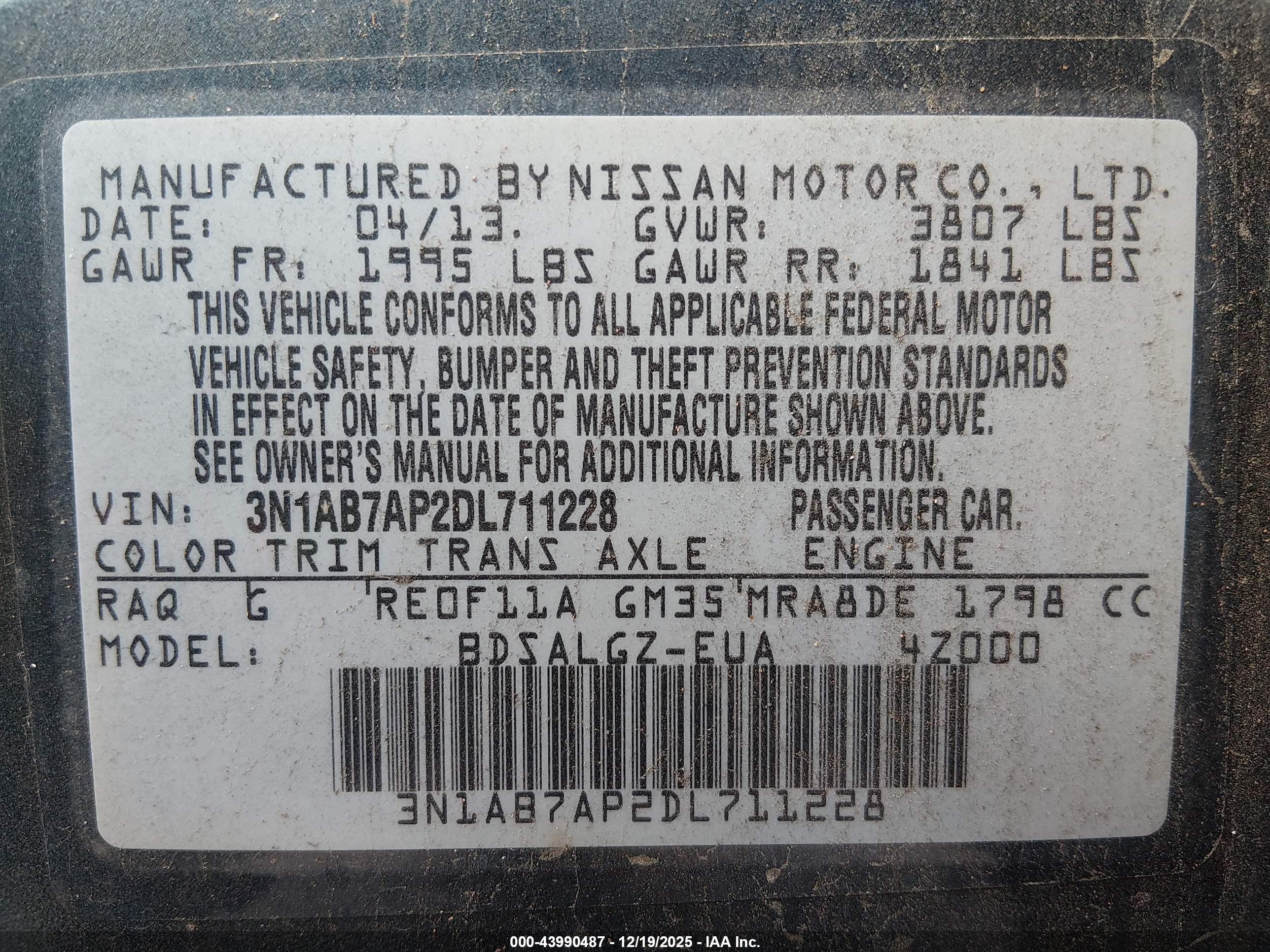 NISSAN SENTRA image 9