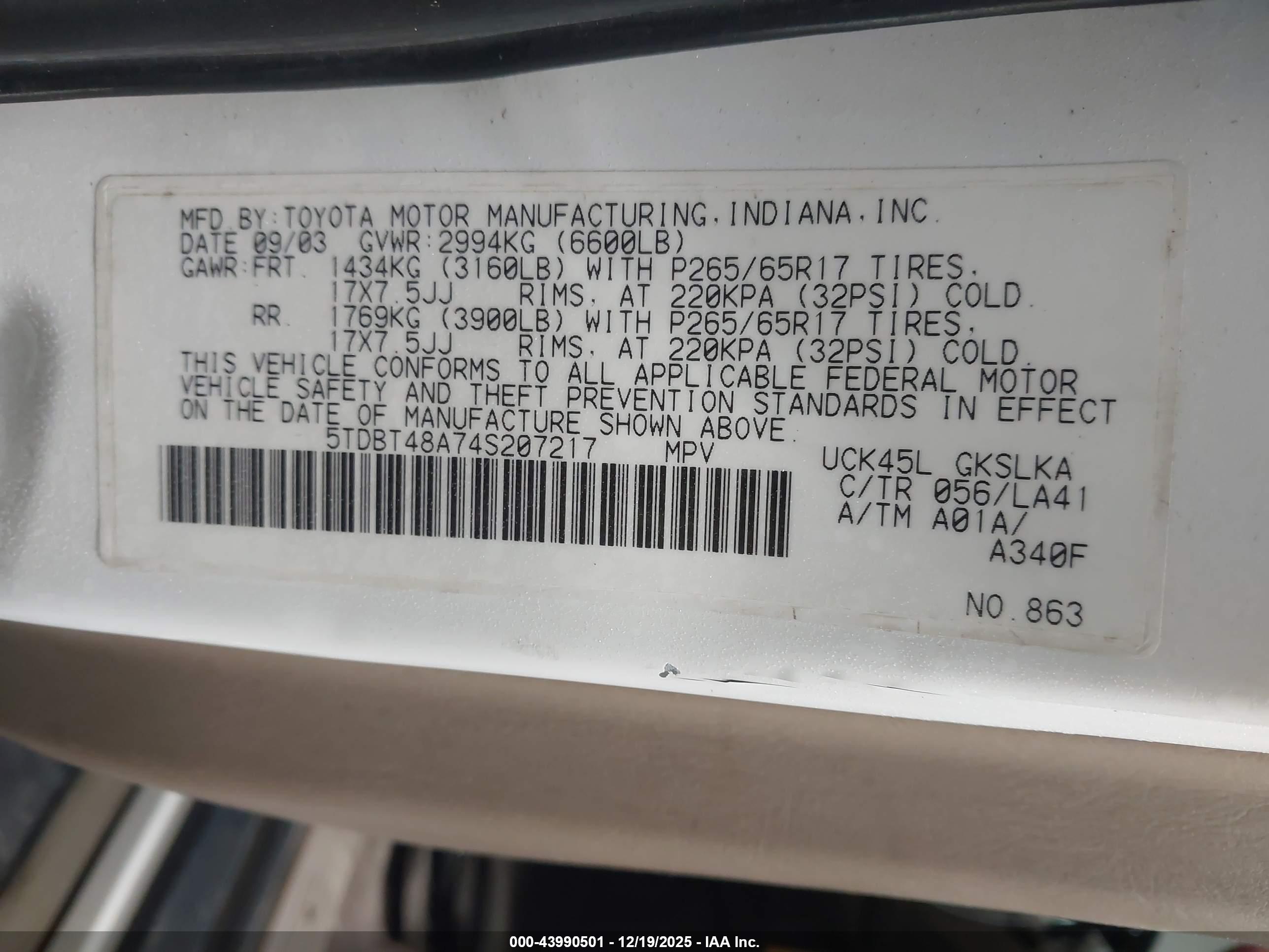 TOYOTA SEQUOIA image 9