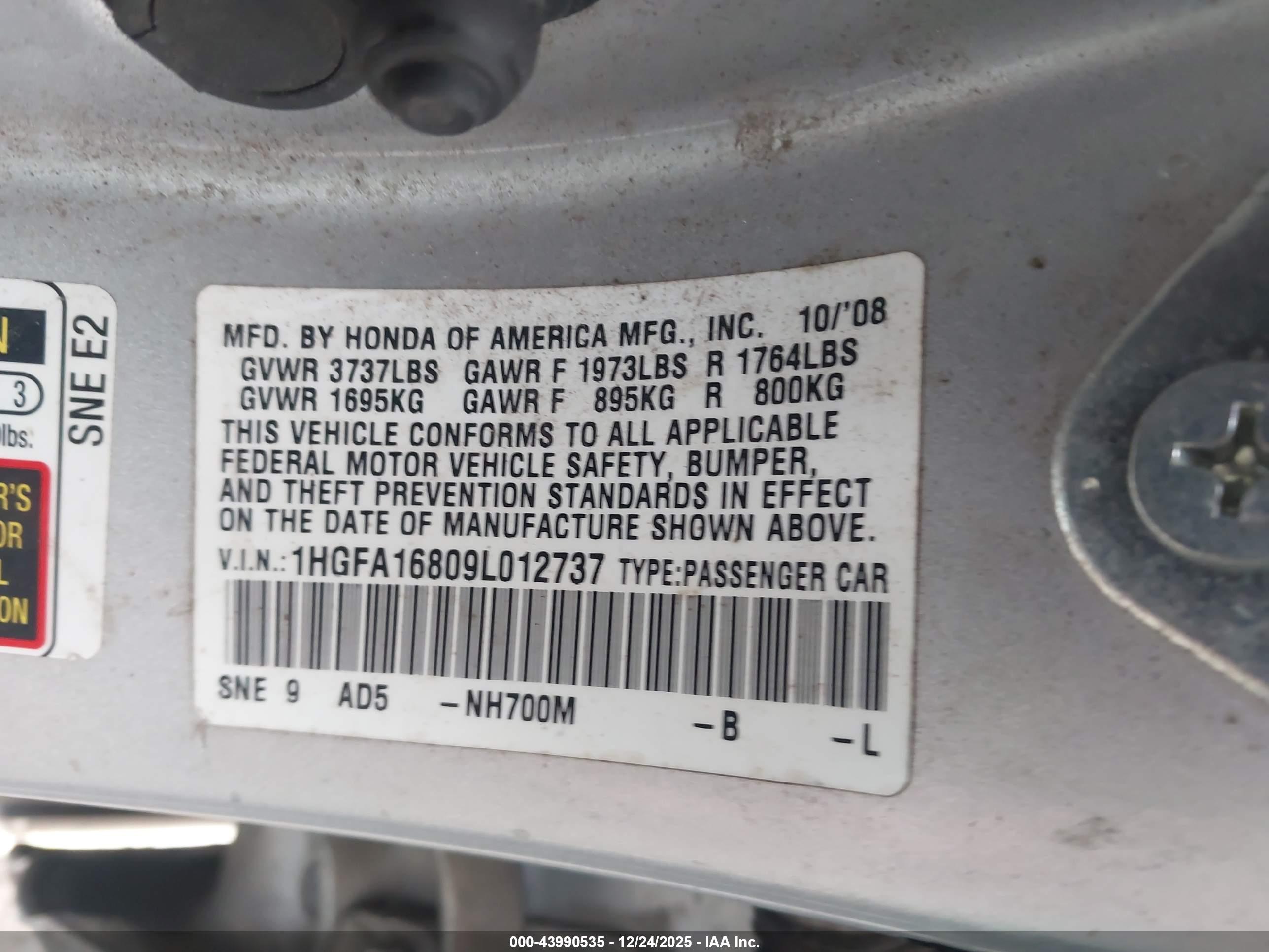 HONDA CIVIC image 9