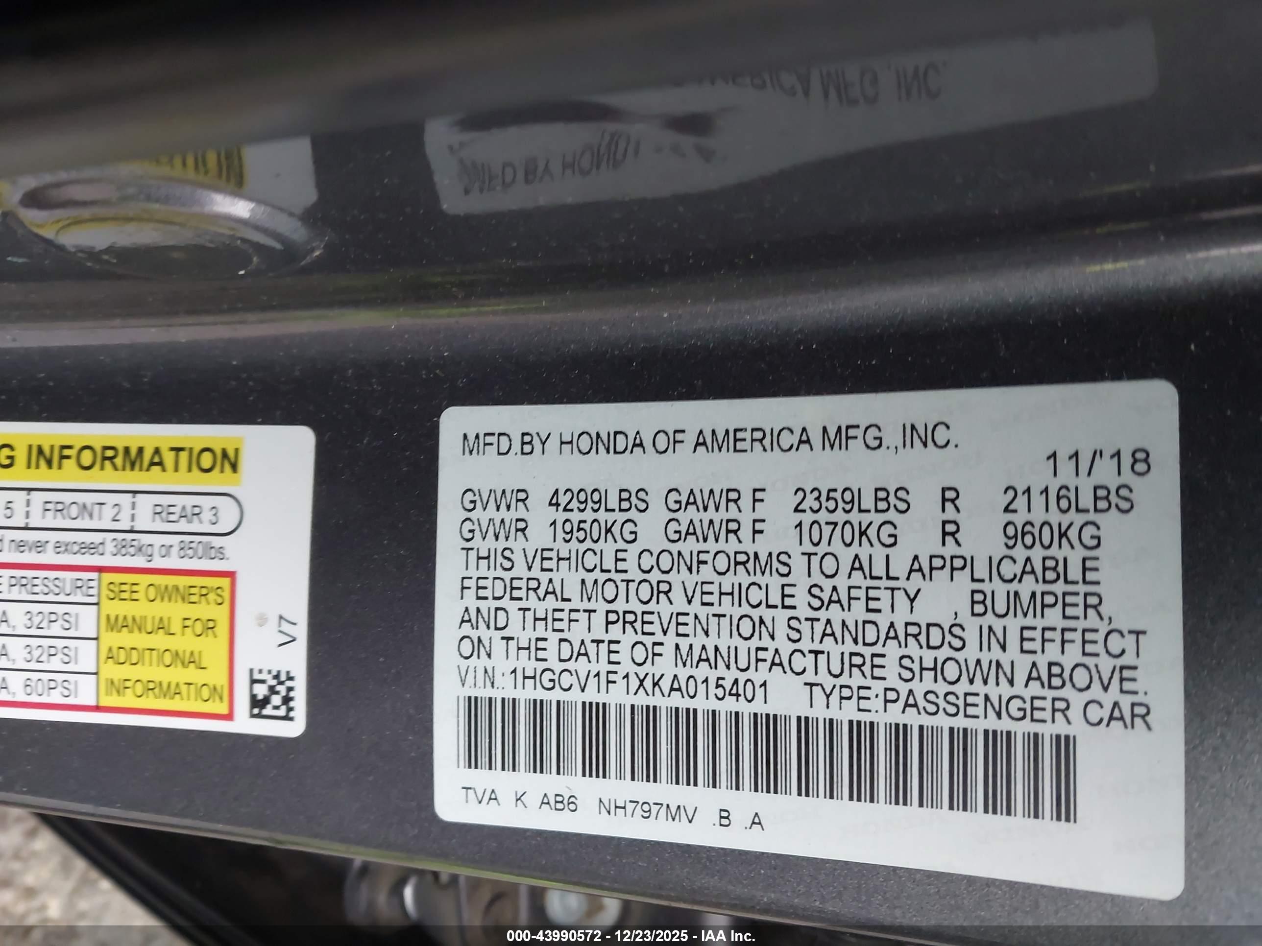 HONDA ACCORD image 9