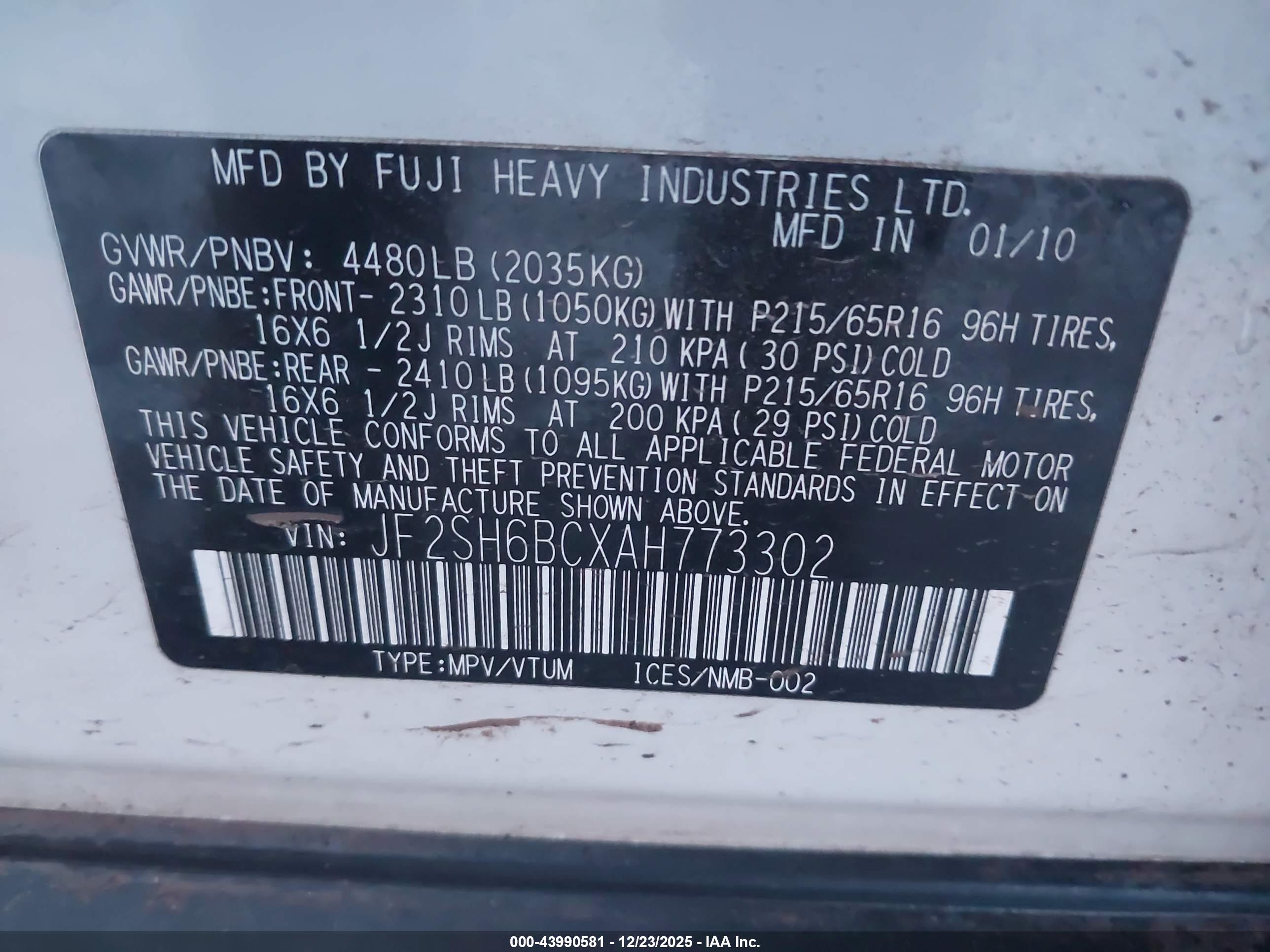 SUBARU FORESTER image 9