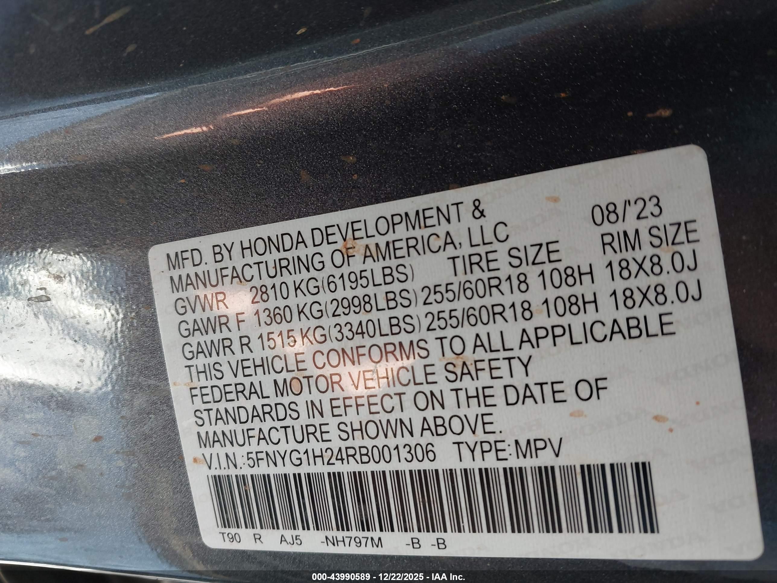HONDA PILOT image 9