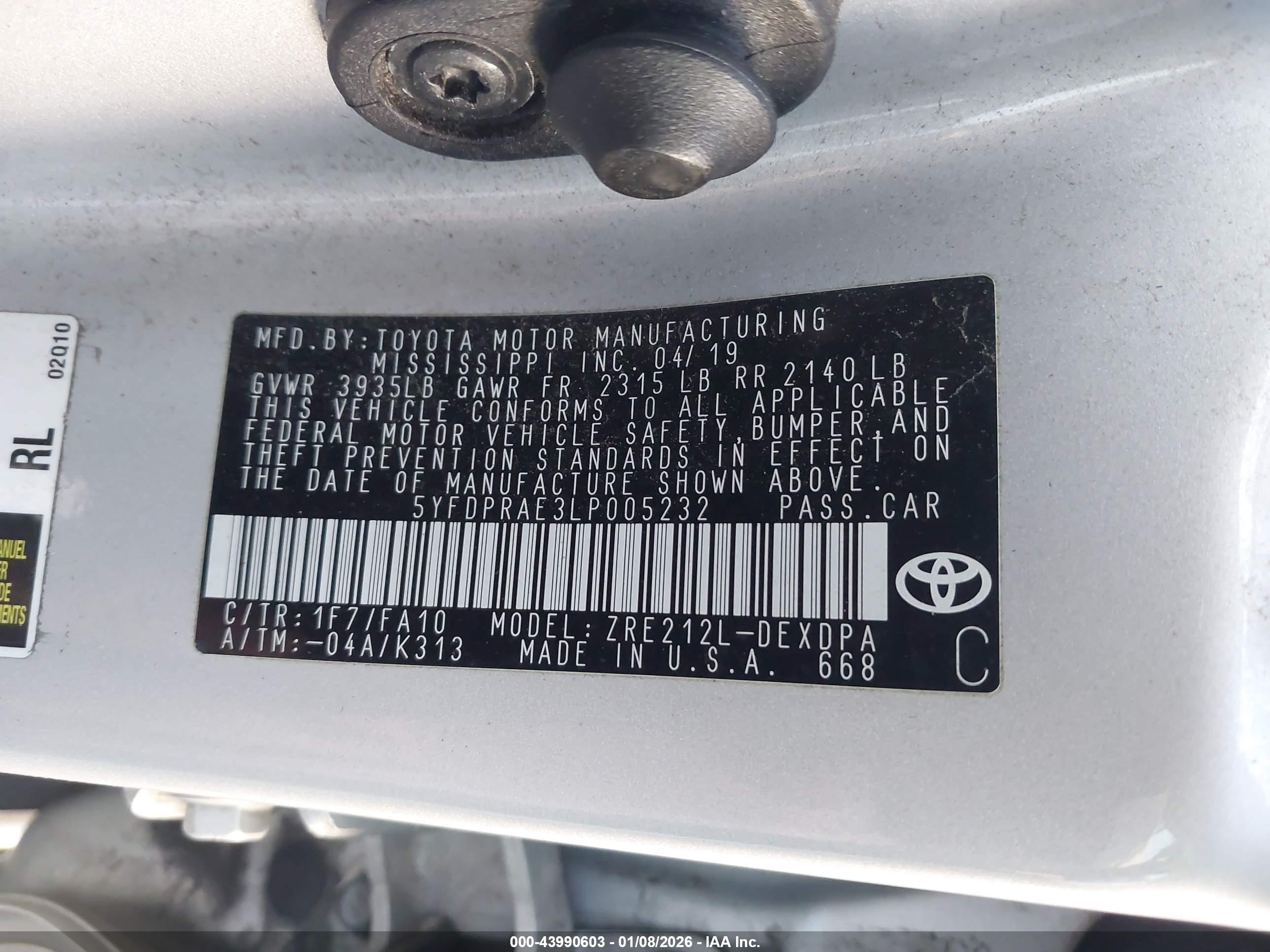 TOYOTA COROLLA image 9