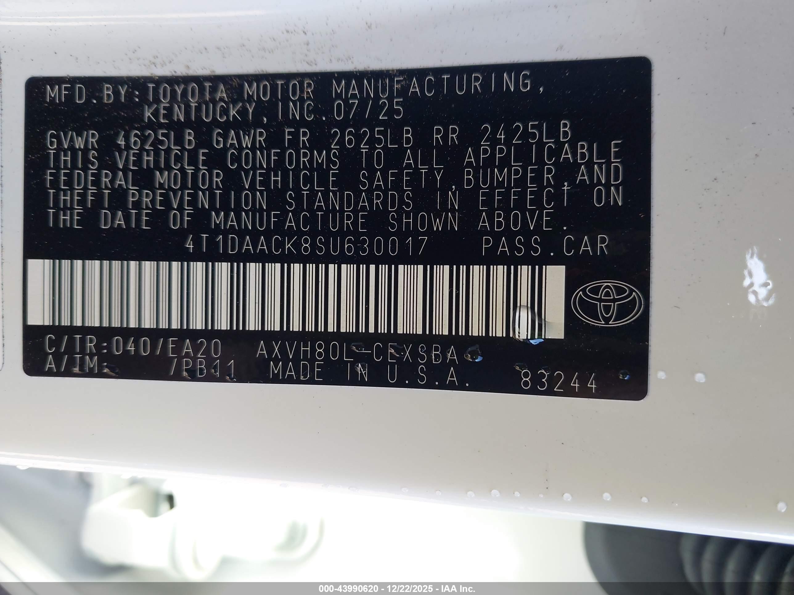 TOYOTA CAMRY image 9