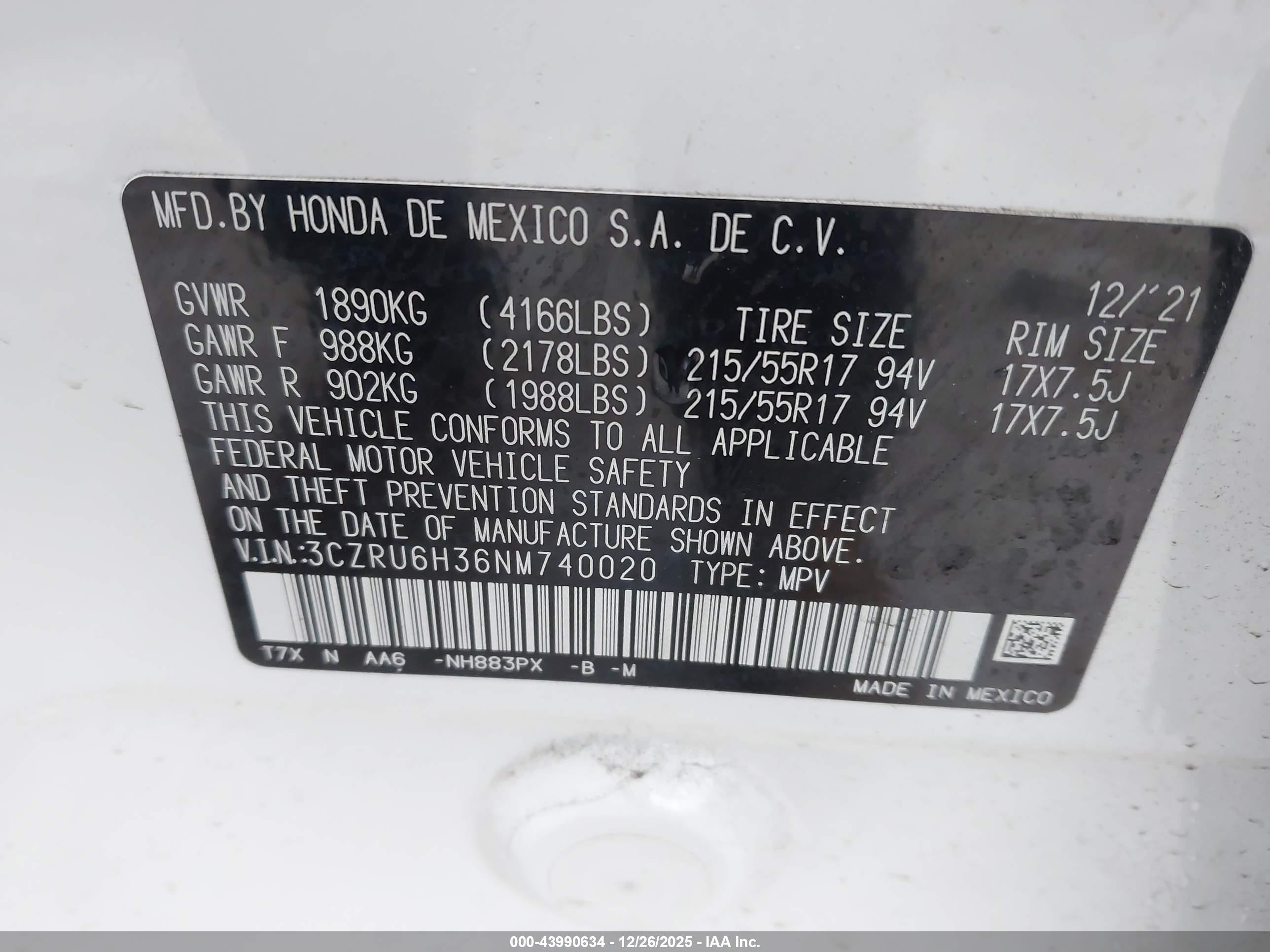 HONDA HR-V image 9