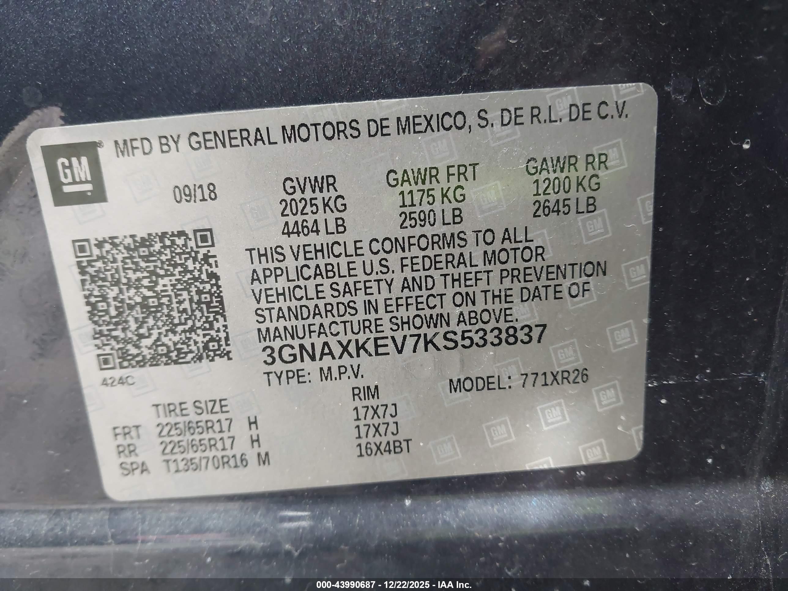 CHEVROLET EQUINOX image 9