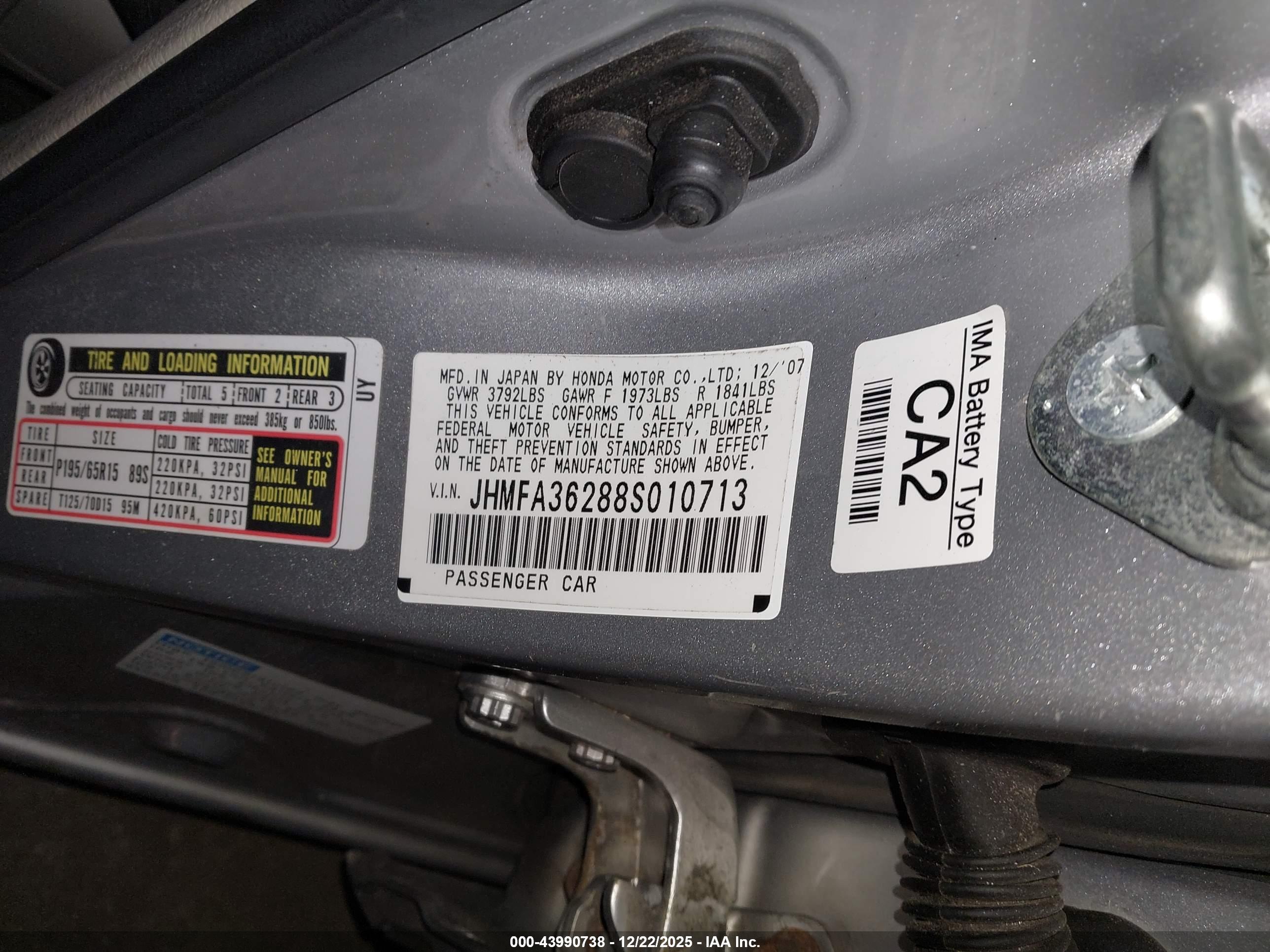 HONDA CIVIC image 9