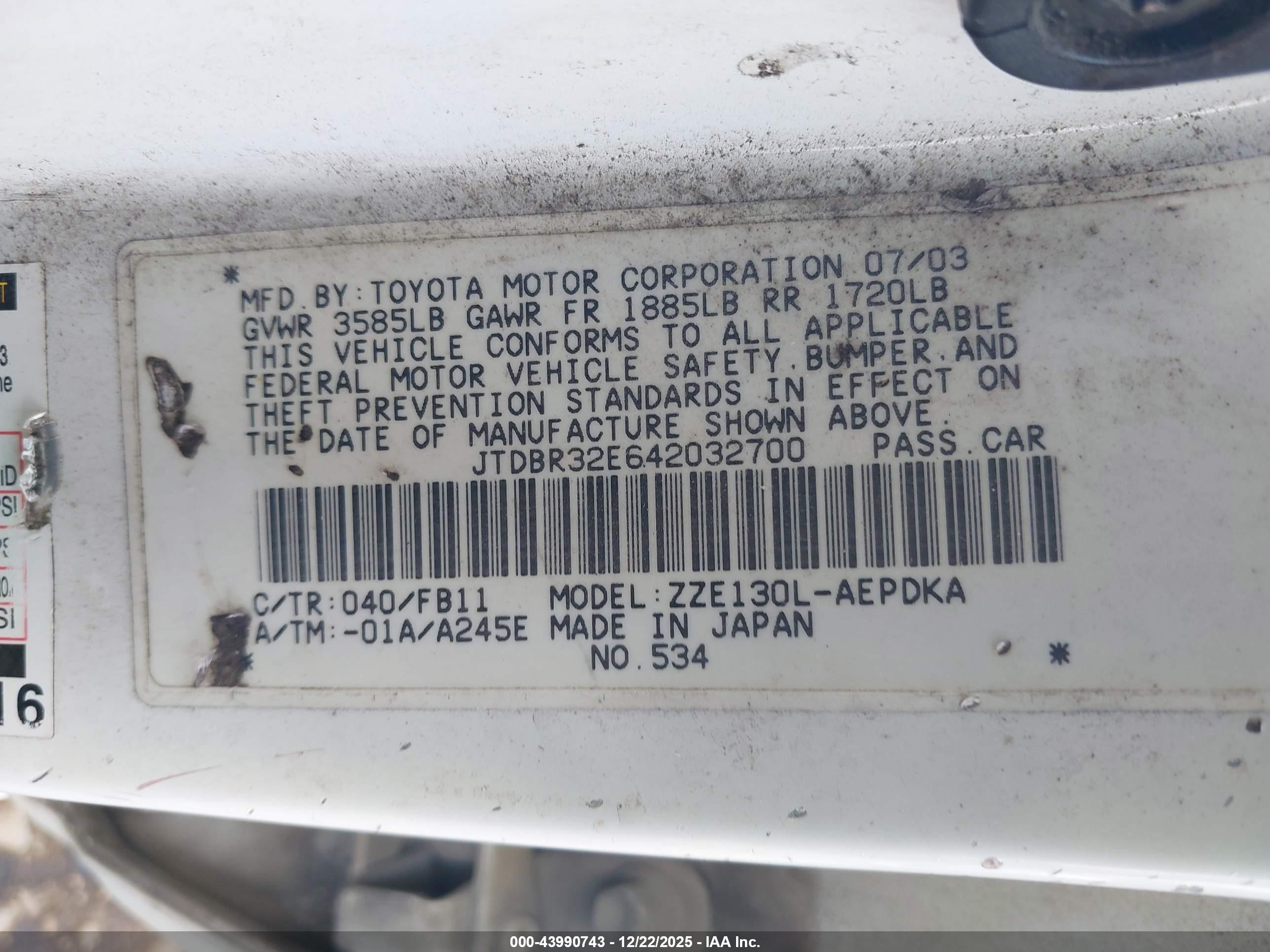 TOYOTA COROLLA image 9