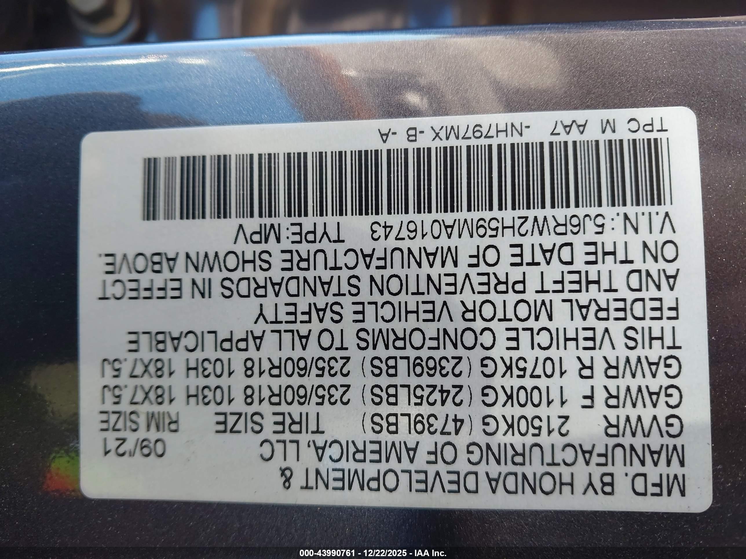 HONDA CR-V image 9