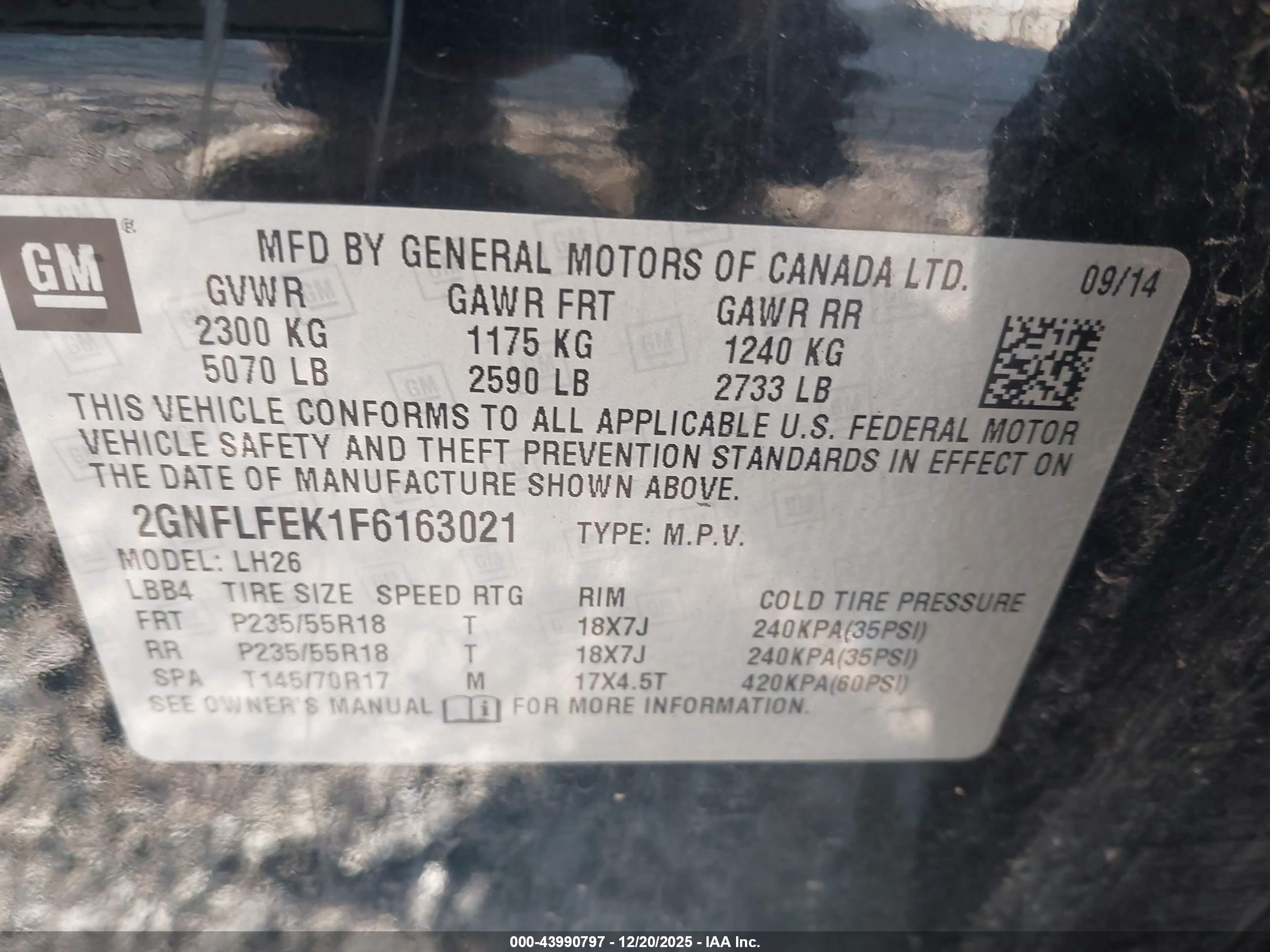 CHEVROLET EQUINOX image 9
