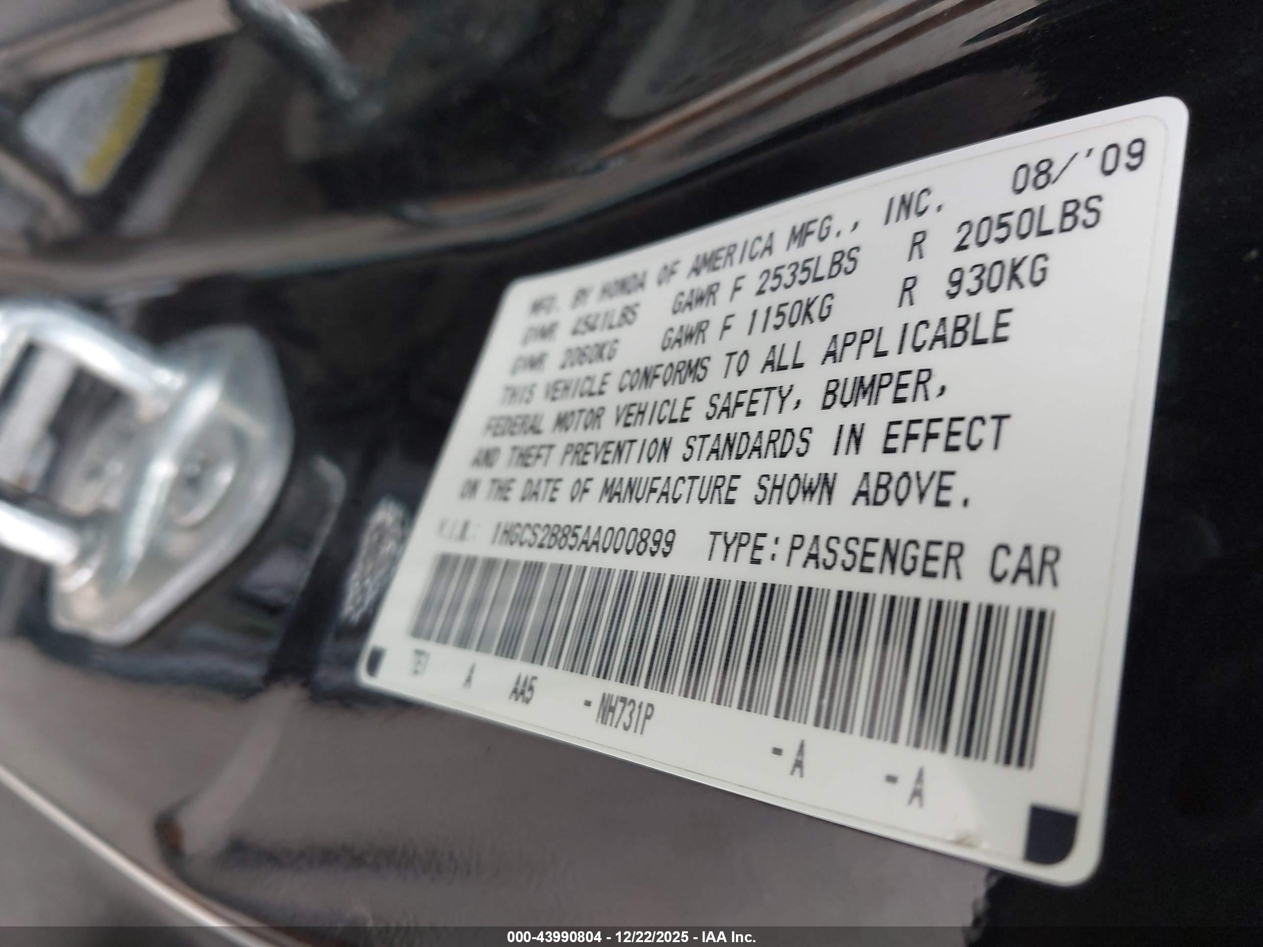 HONDA ACCORD image 9