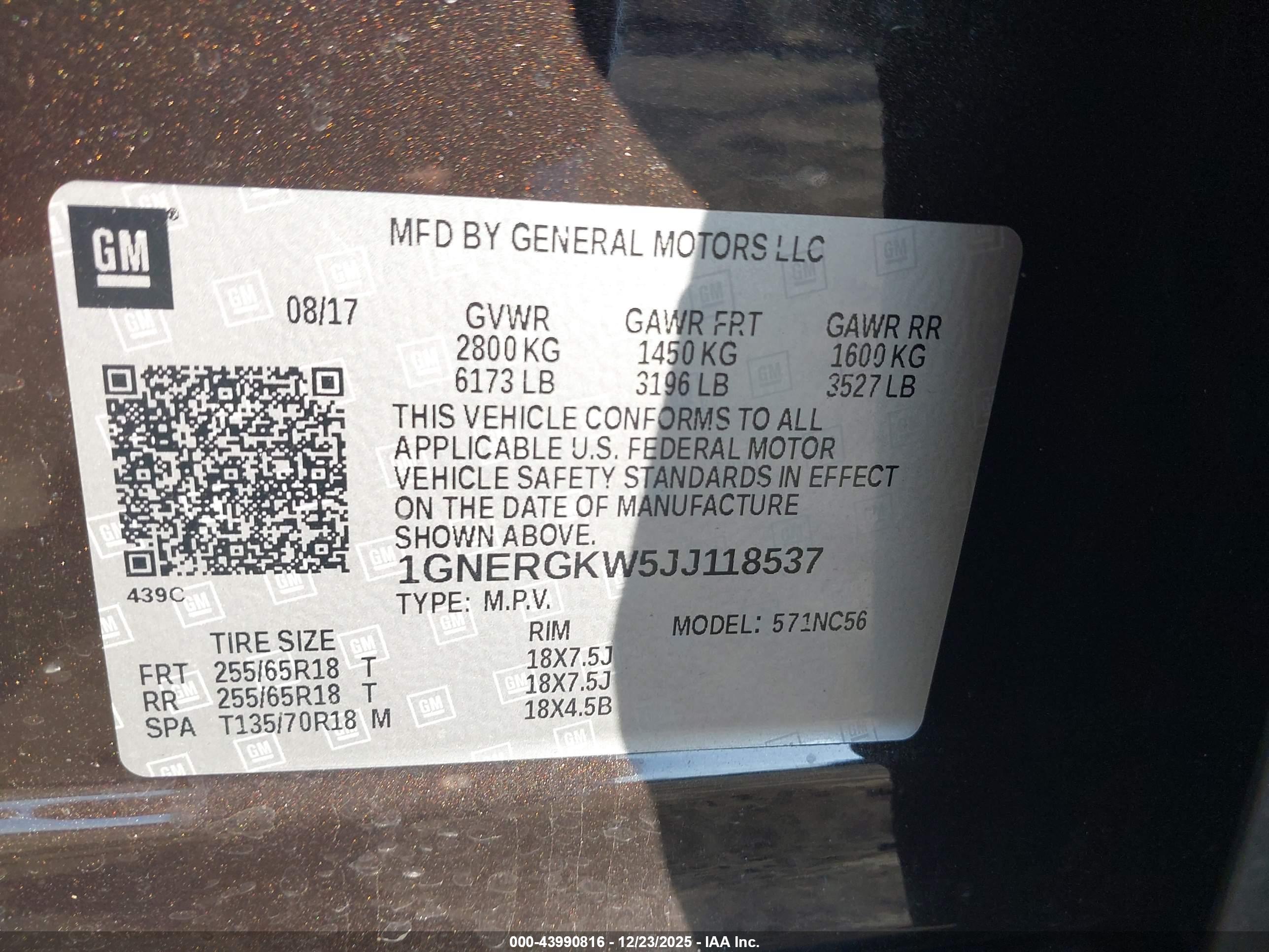CHEVROLET TRAVERSE image 9