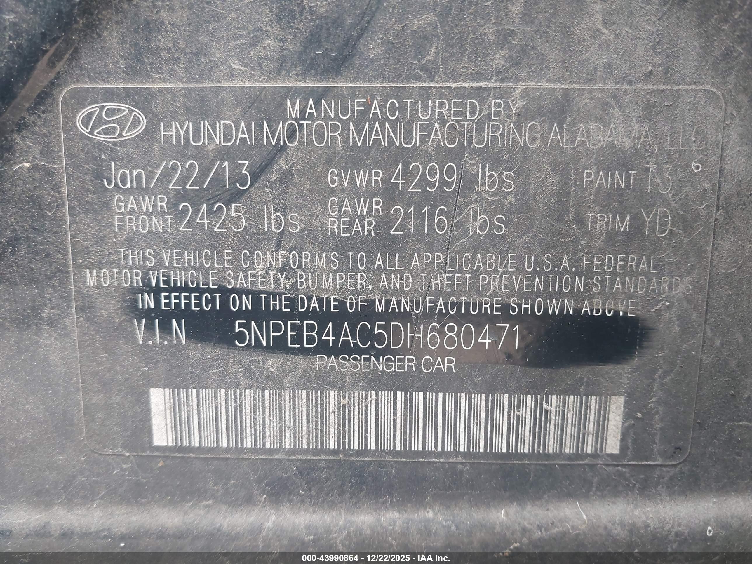HYUNDAI SONATA image 9