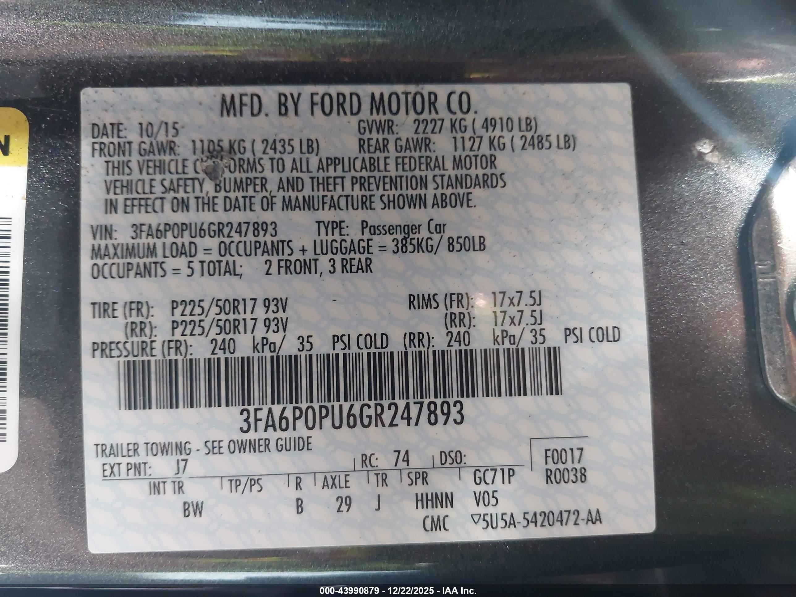 FORD FUSION image 9