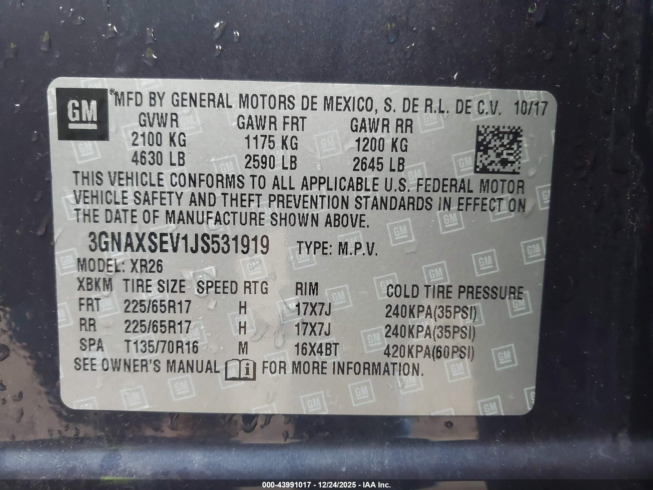 CHEVROLET EQUINOX image 9
