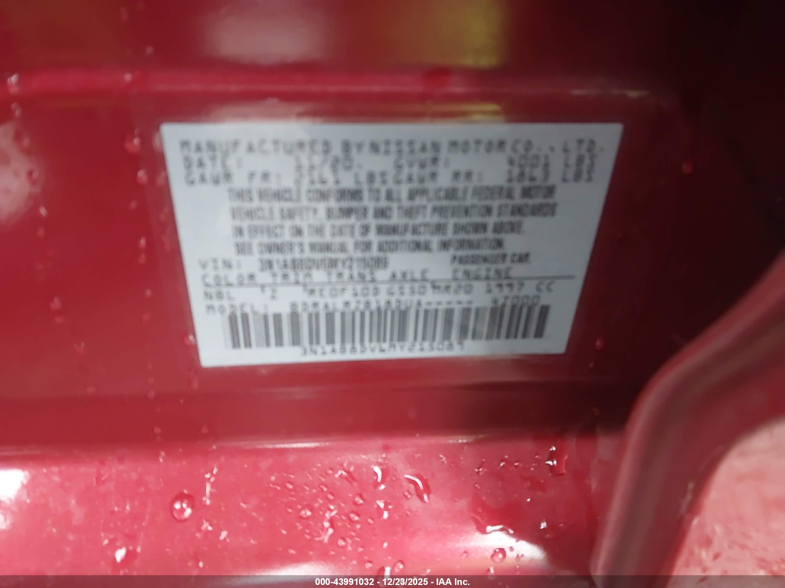 NISSAN SENTRA image 9