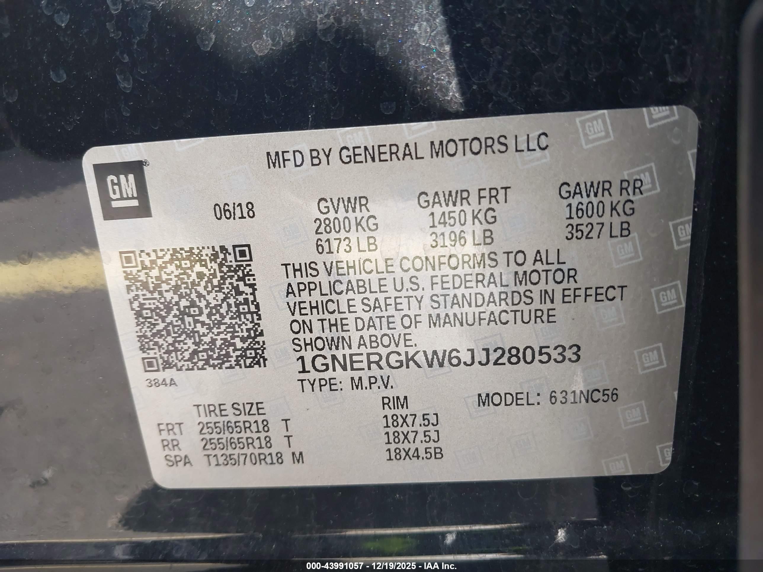 CHEVROLET TRAVERSE image 9