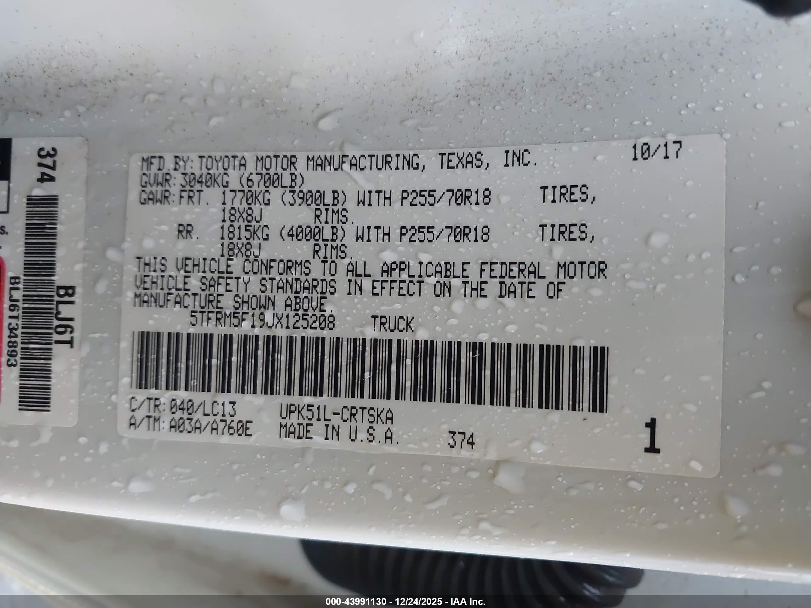 TOYOTA TUNDRA image 9