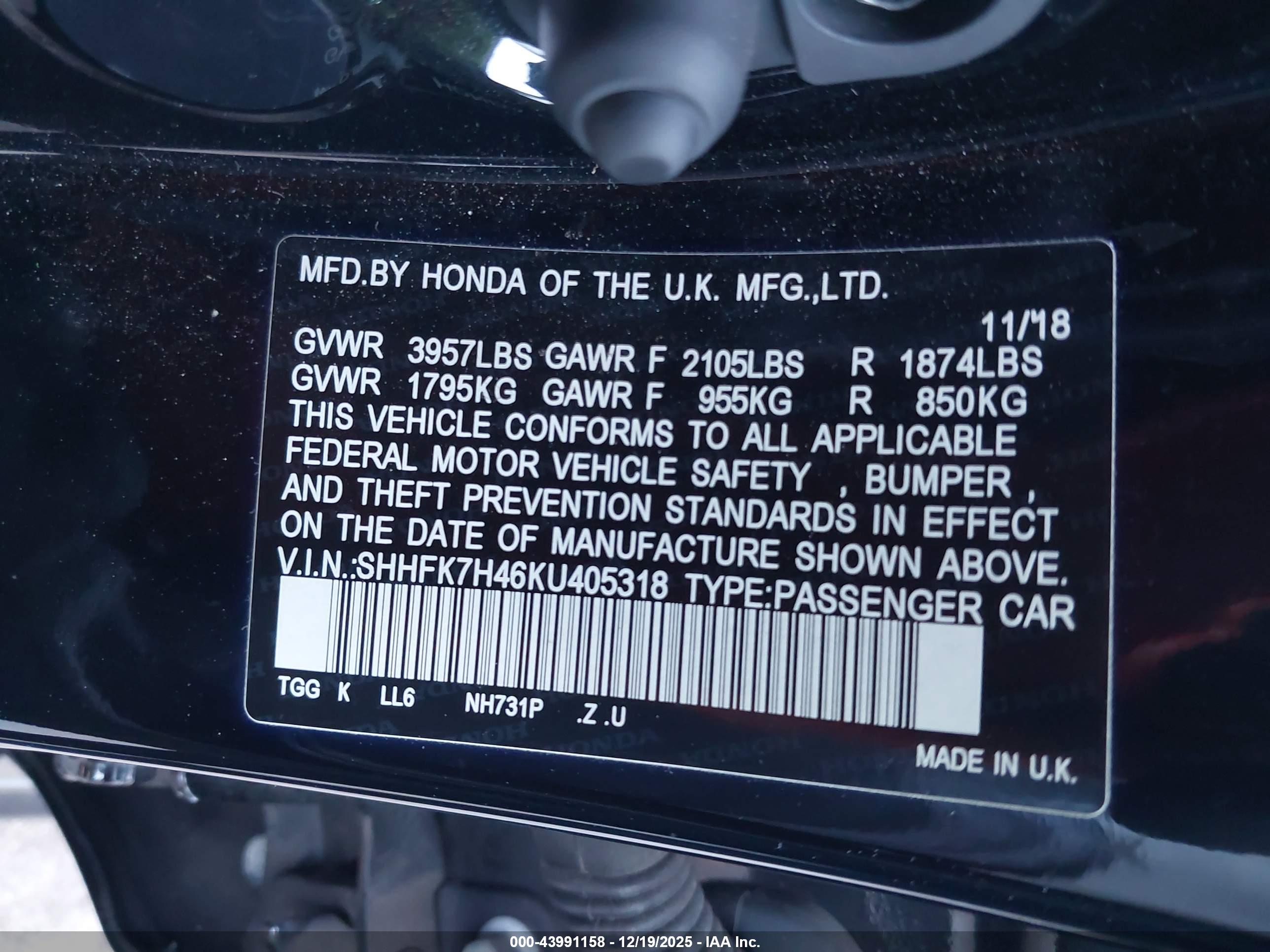 HONDA CIVIC image 9