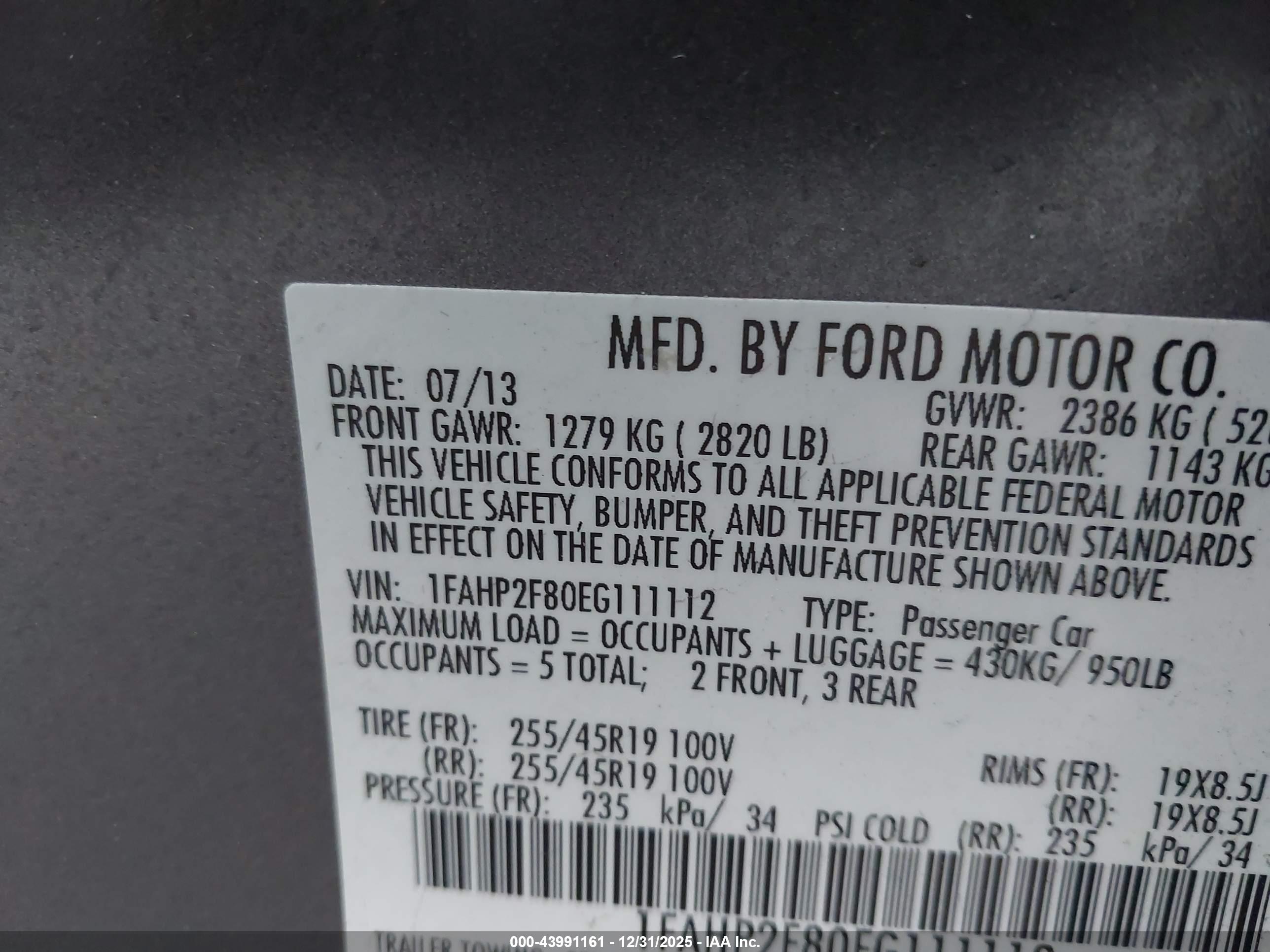 FORD TAURUS image 9