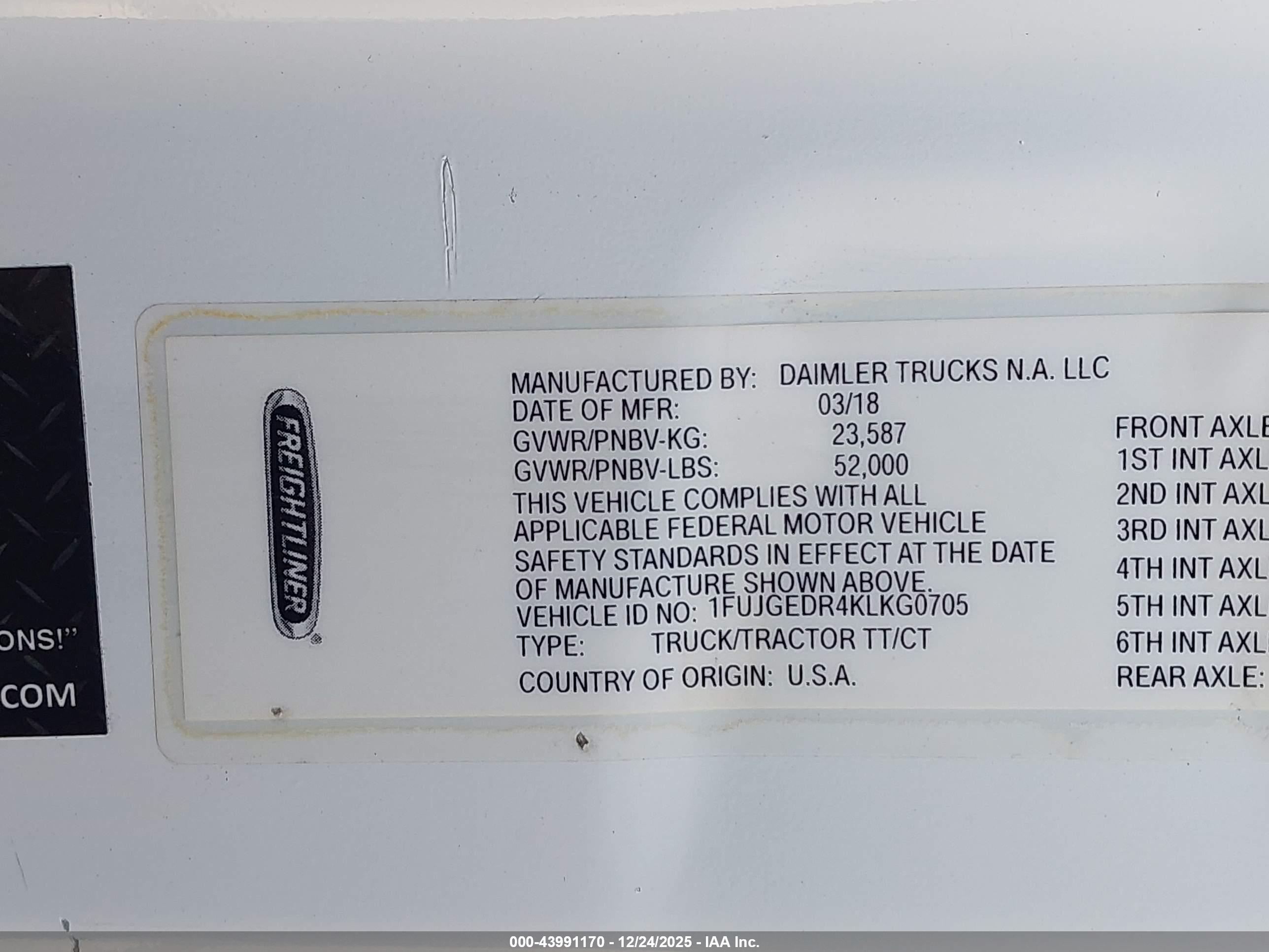 FREIGHTLINER CASCADIA image 9