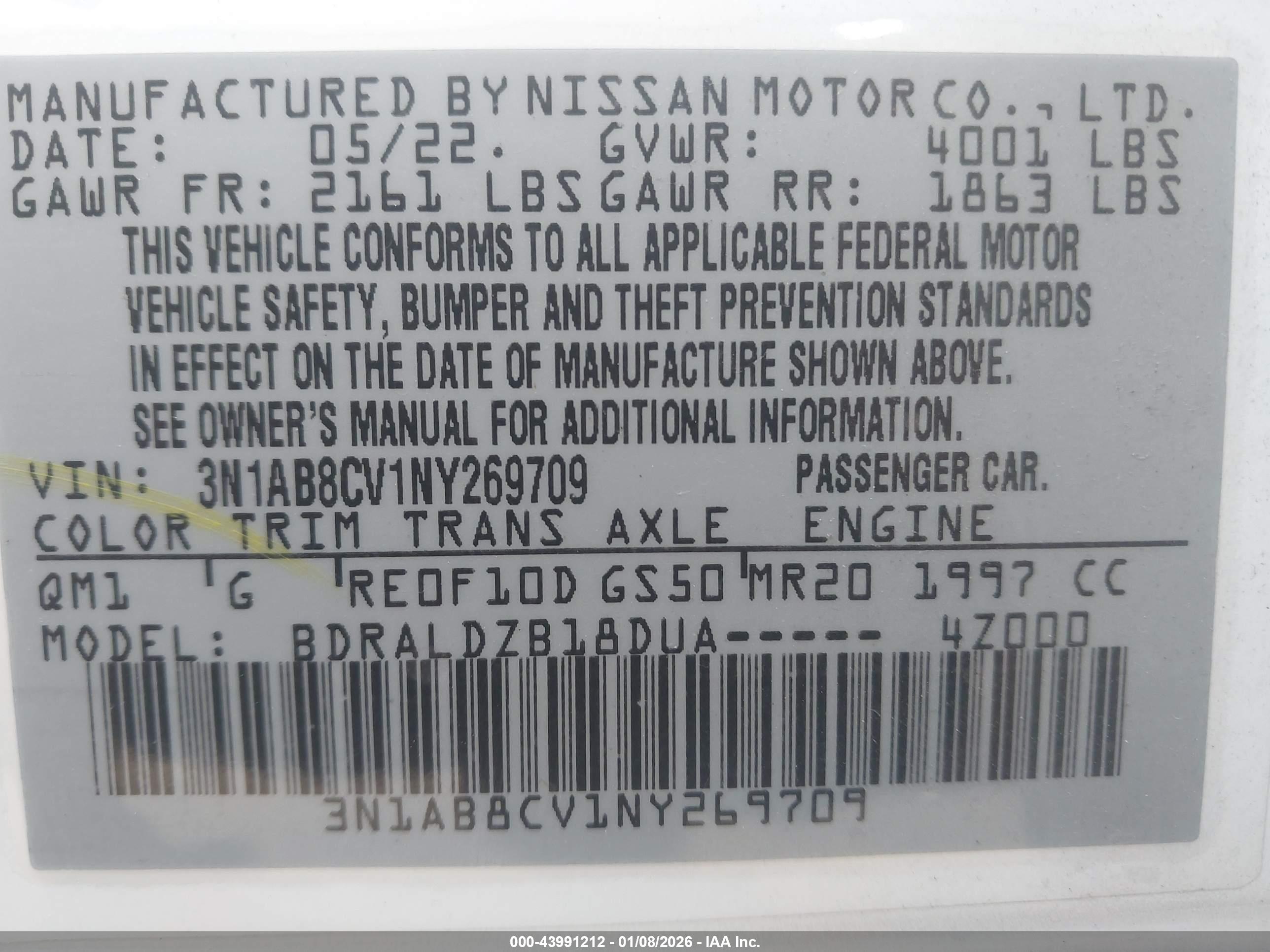 NISSAN SENTRA image 9