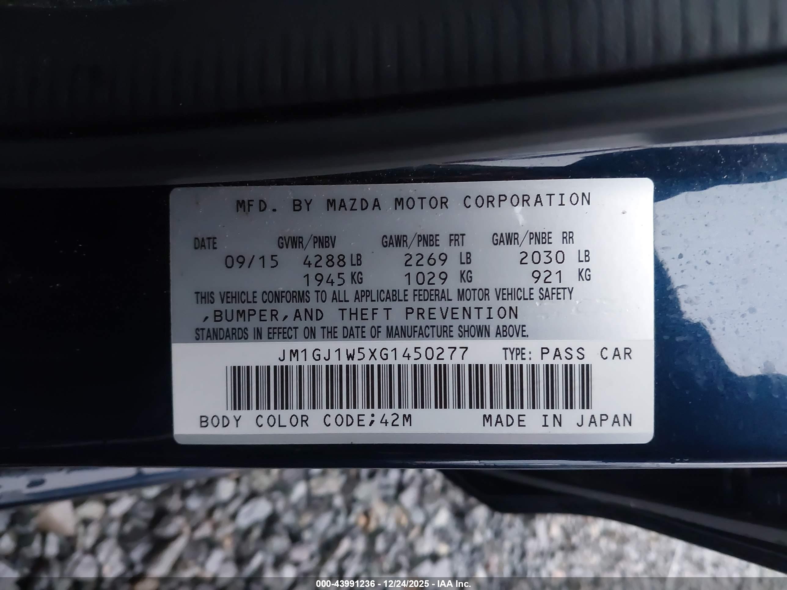 MAZDA MAZDA6 image 9